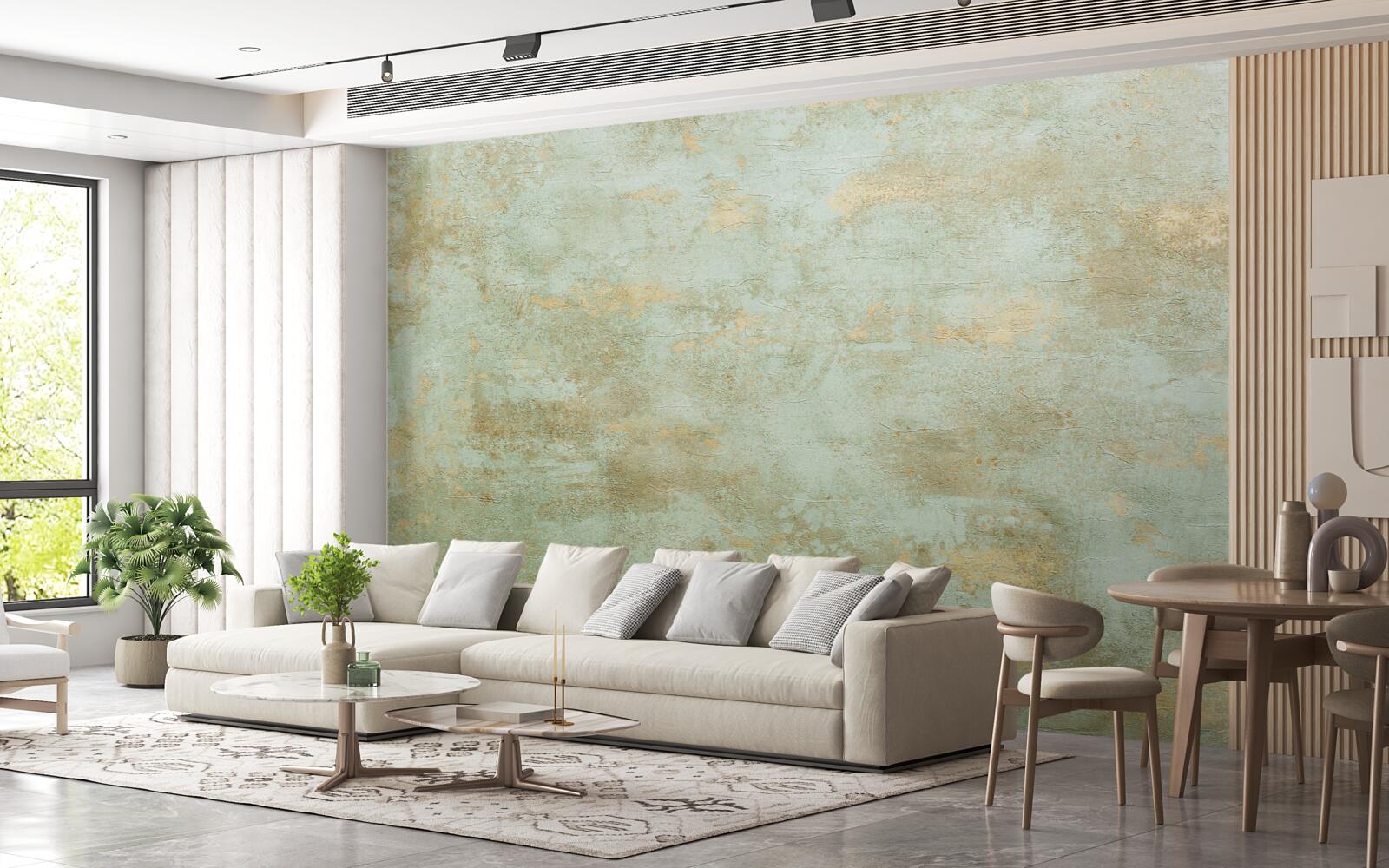 Fototapet auriu cu kaki