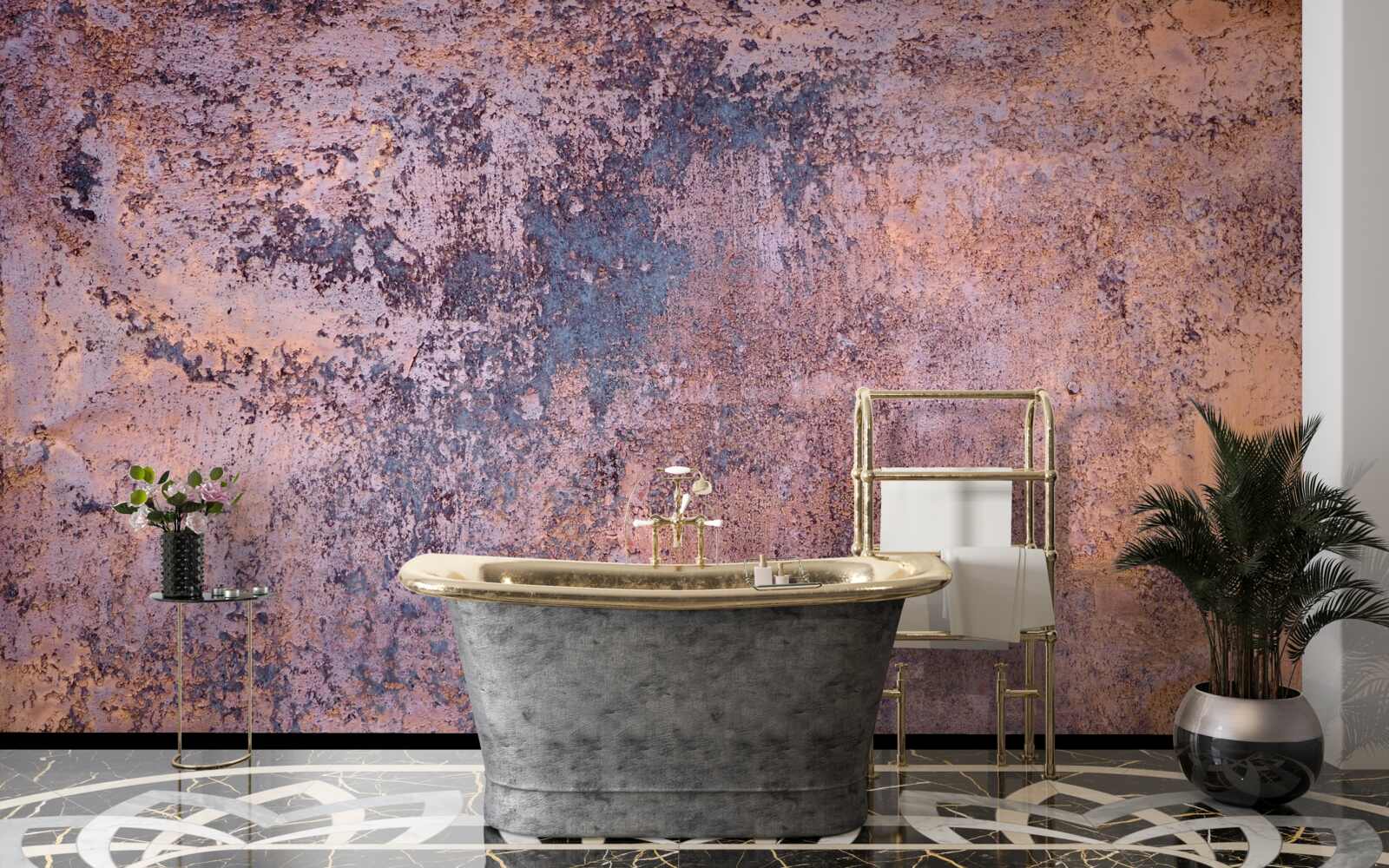 Fototapet rugină veche pe metal