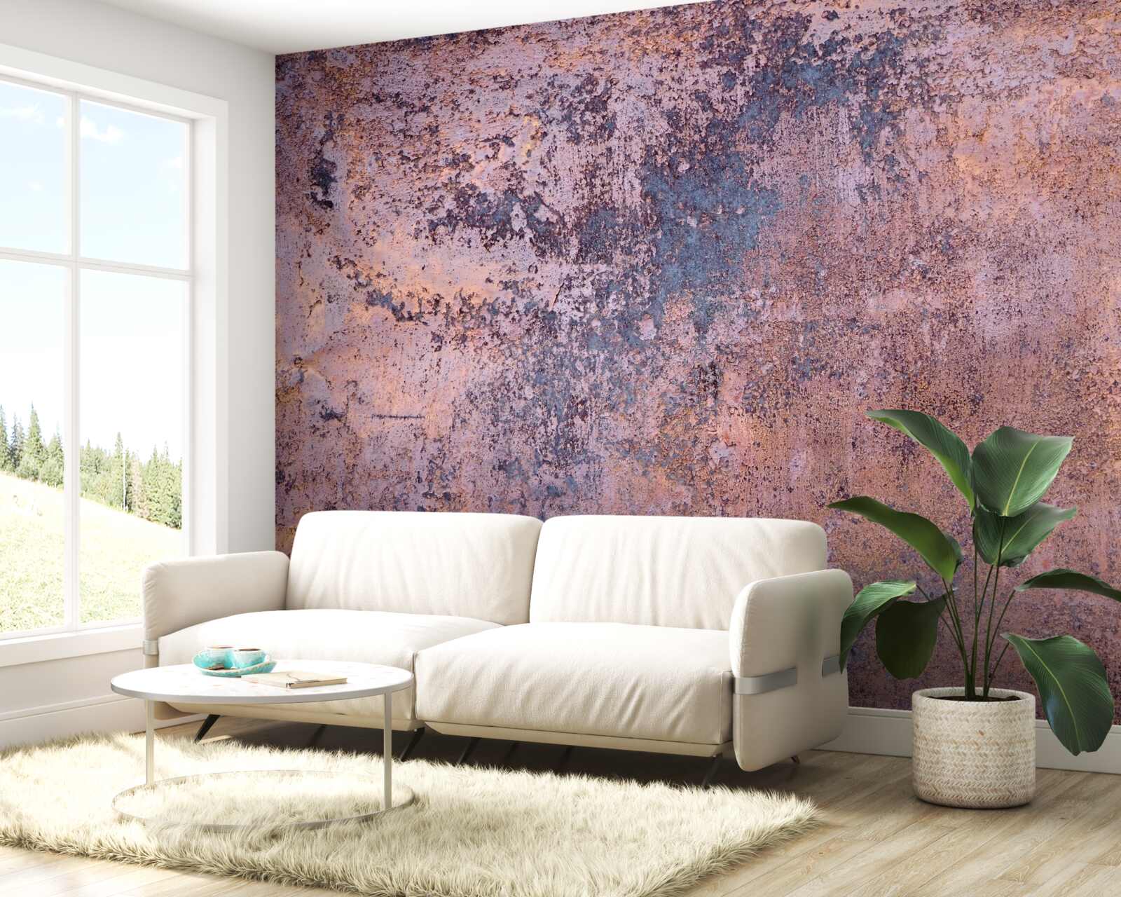 Fototapet rugină veche pe metal