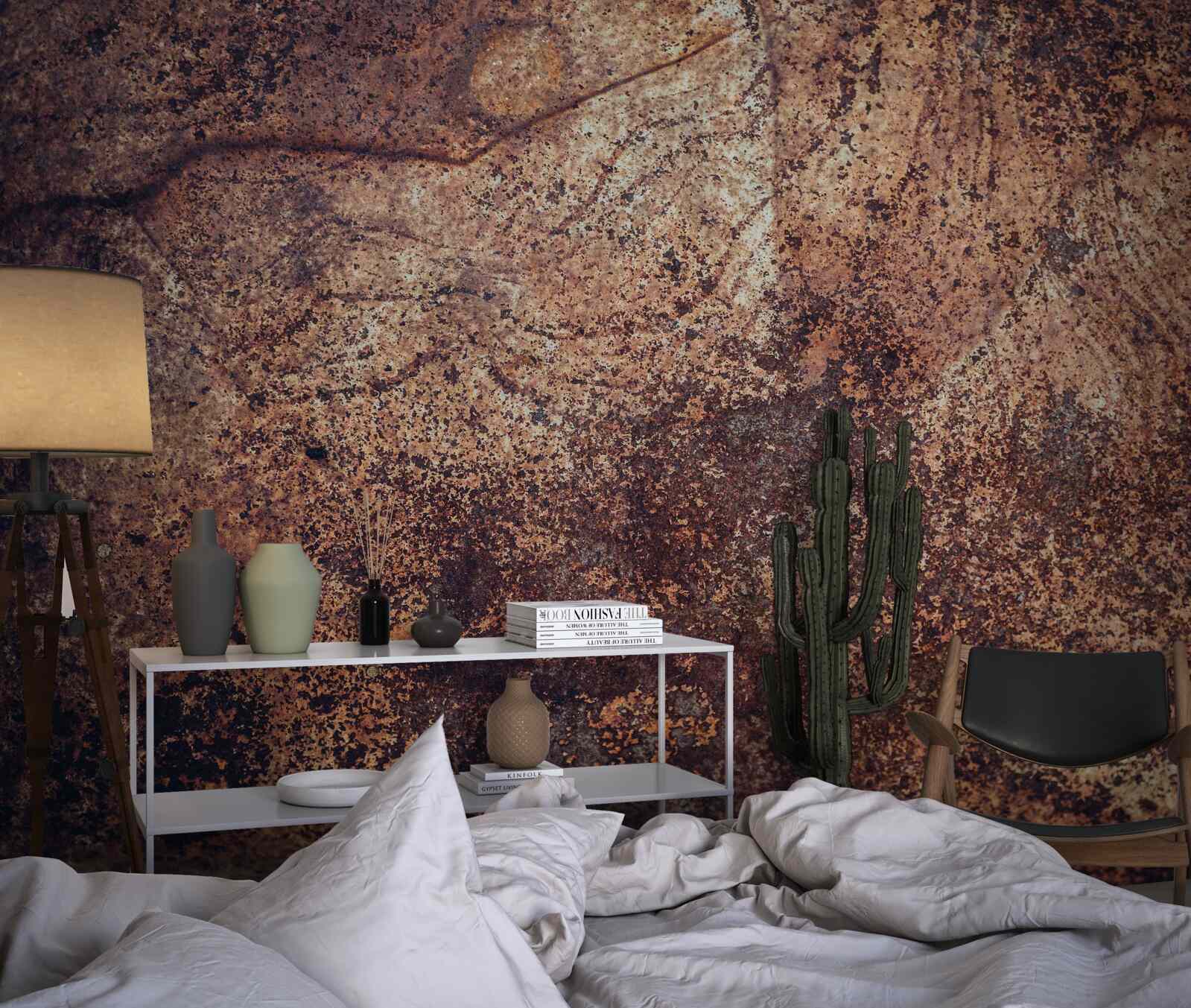 Fototapet zone întunecate de rugină