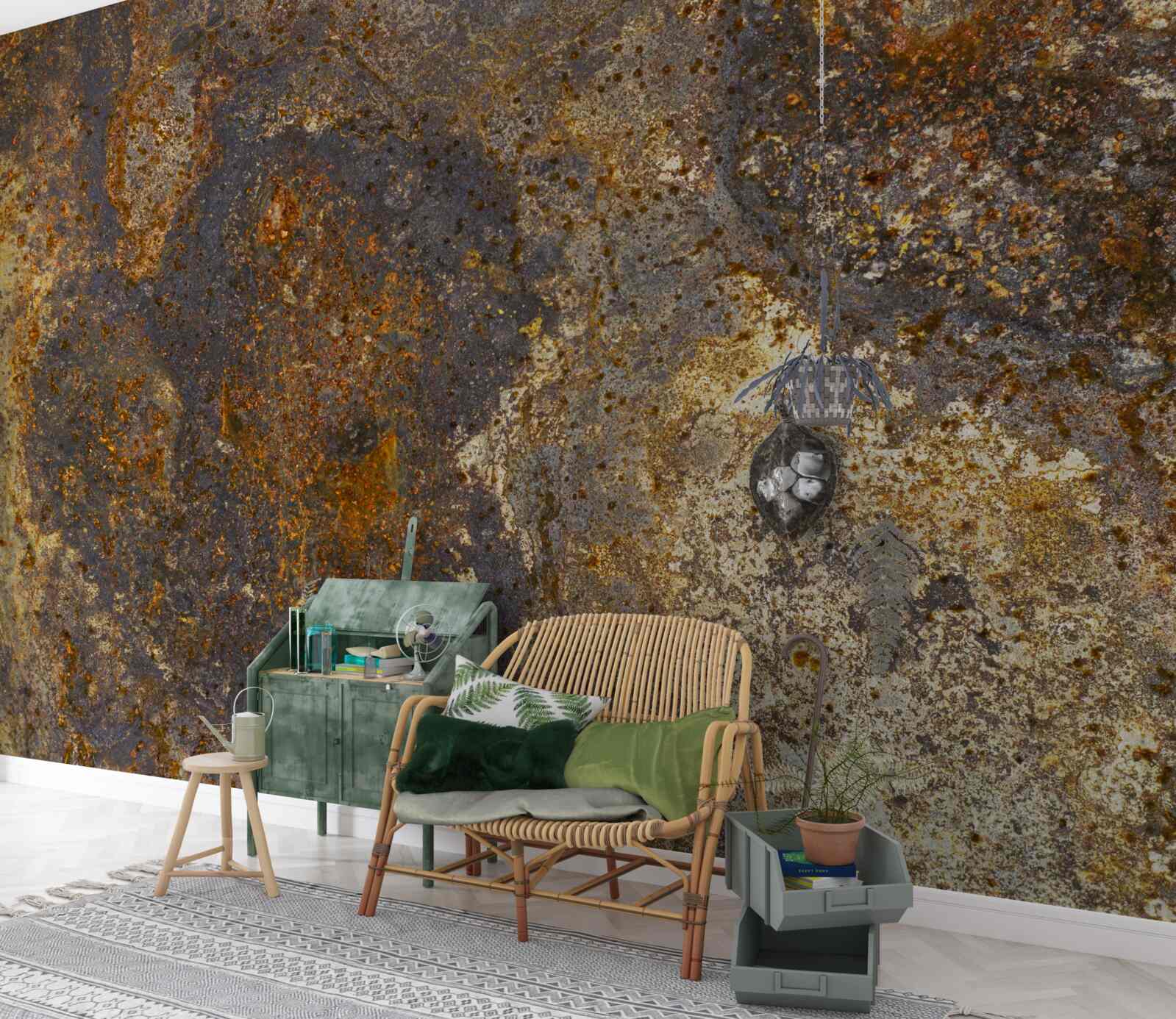 Fototapet vopseaua care este crăpată și începe să se exfolieze