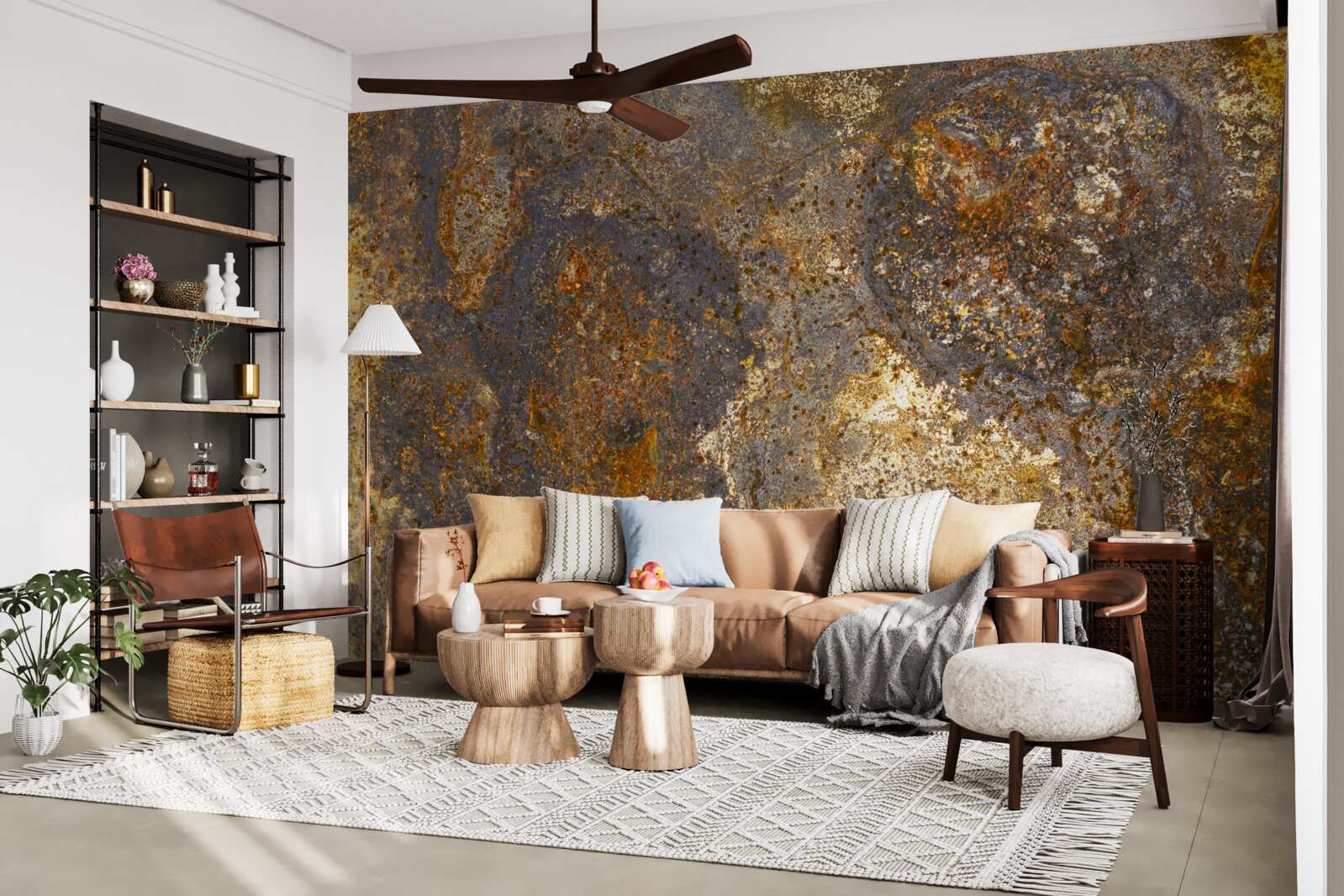 Fototapet vopseaua care este crăpată și începe să se exfolieze