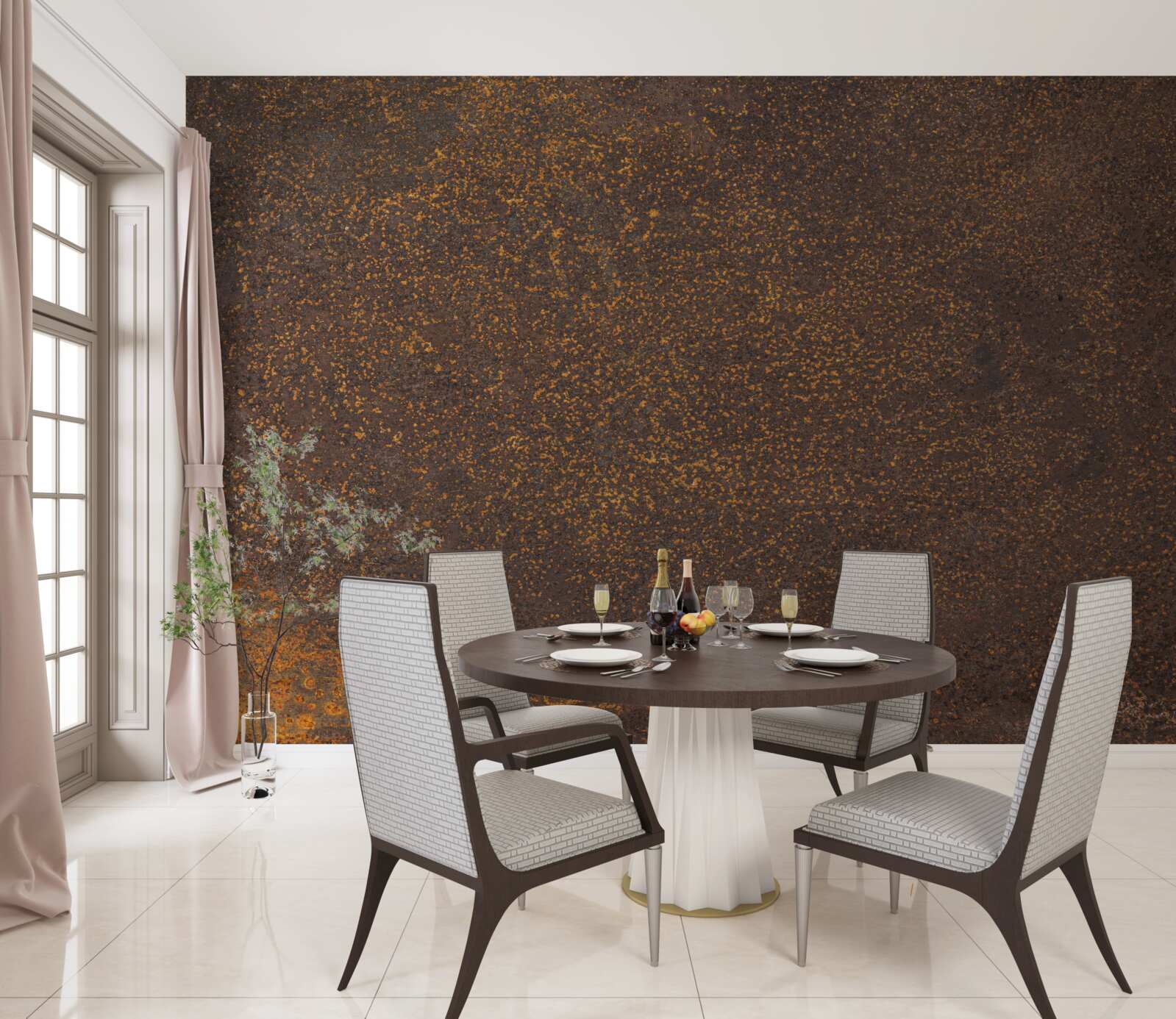 Fototapet metal vechi oxidat