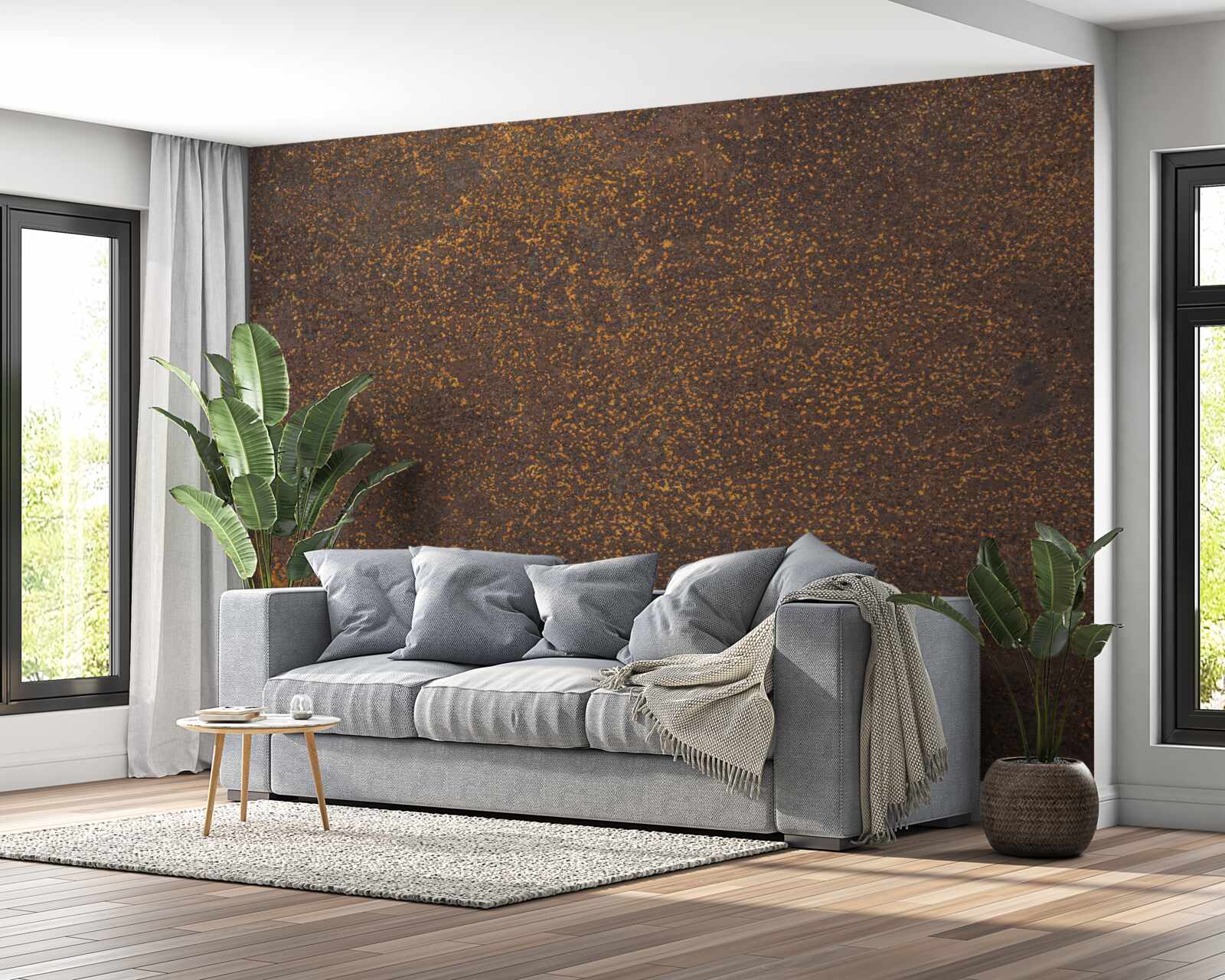 Fototapet metal vechi oxidat