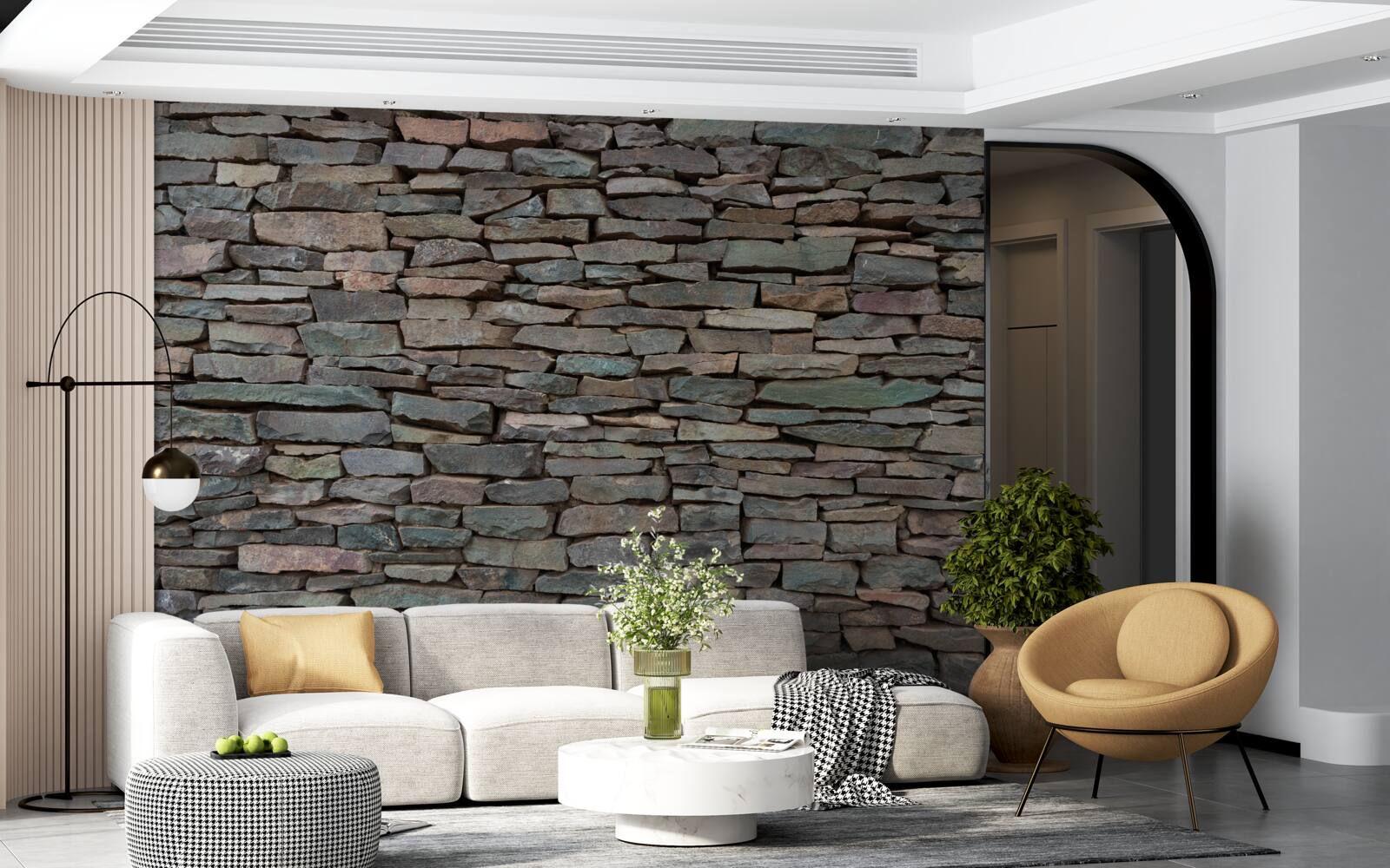 Fototapet așezarea longitudinală a pietrei