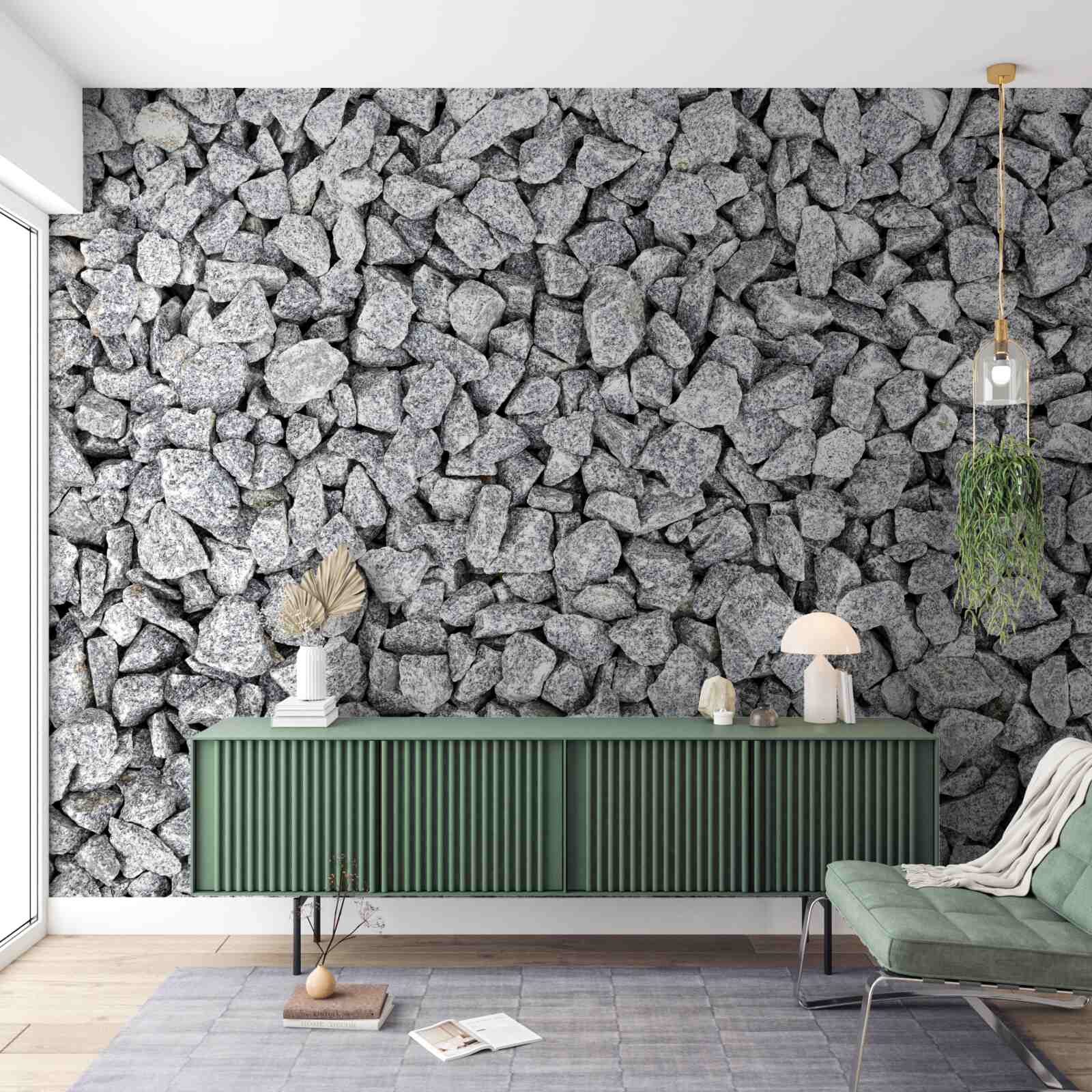 Fototapet marmură gri piatră spartă