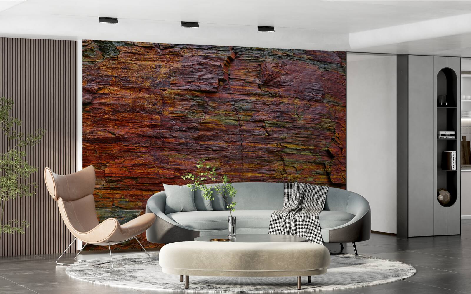 Fototapet fundalul este întunecat munți