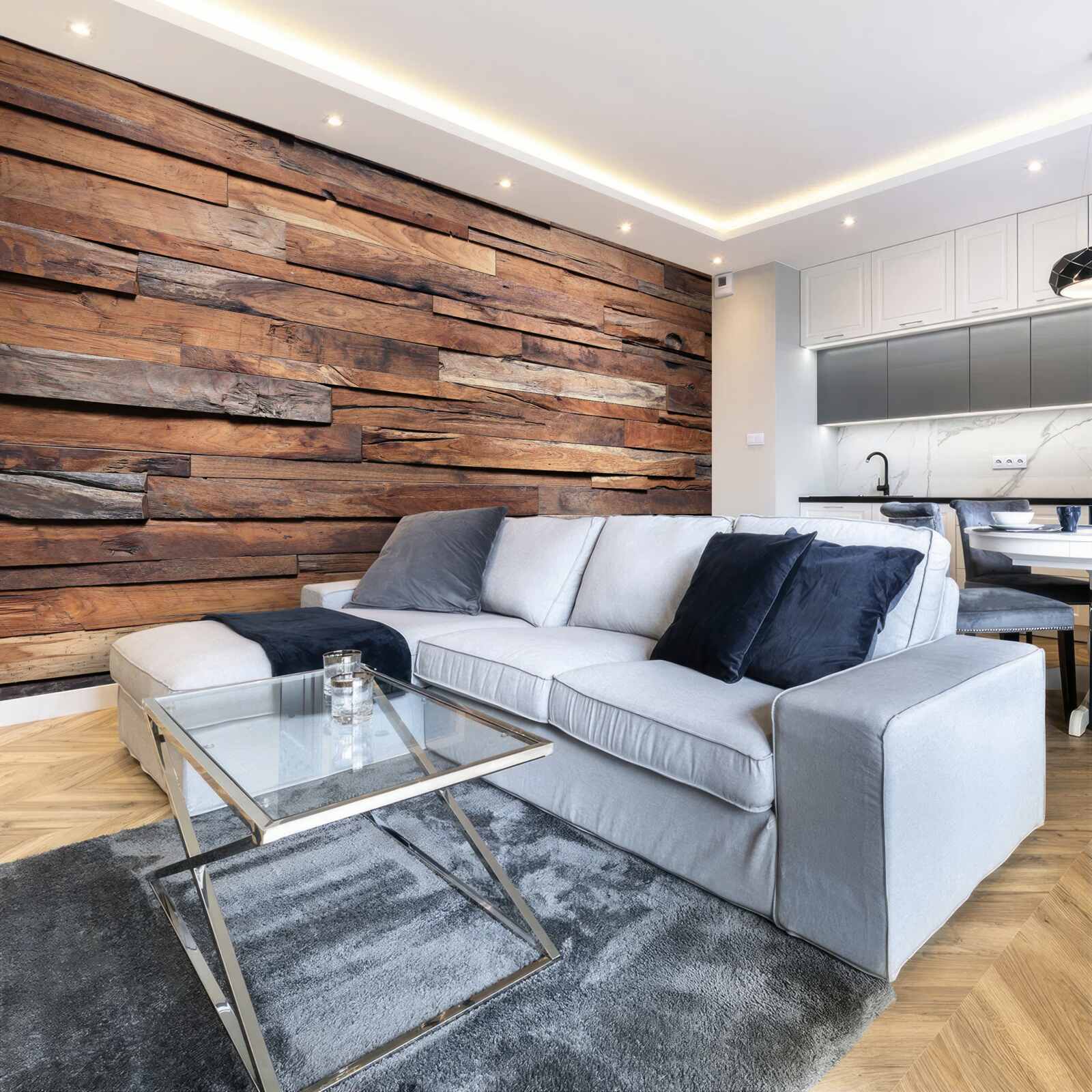 Fototapet scândură de lemn într-o nuanță de maro vechi