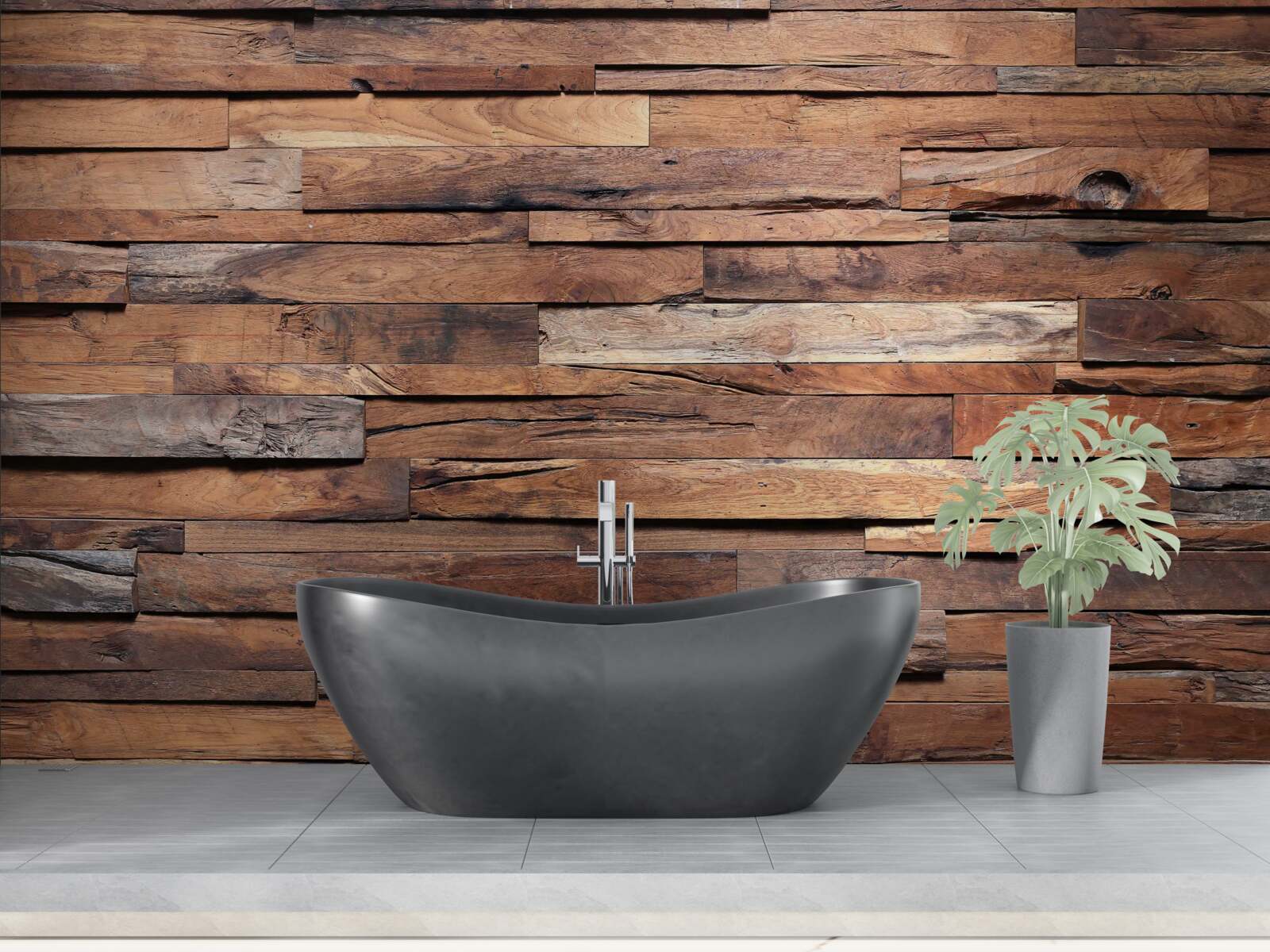 Fototapet scândură de lemn într-o nuanță de maro vechi