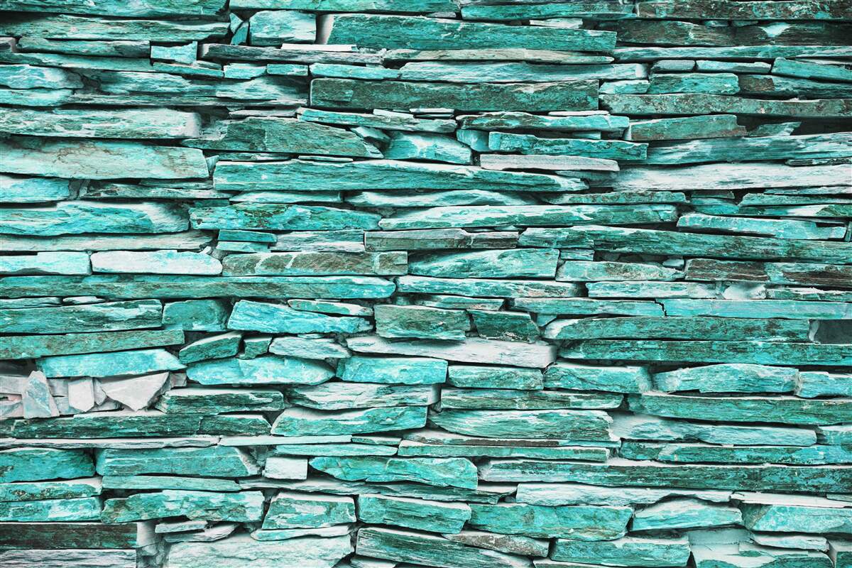 Fototapet barieră de piatră turcoaz
