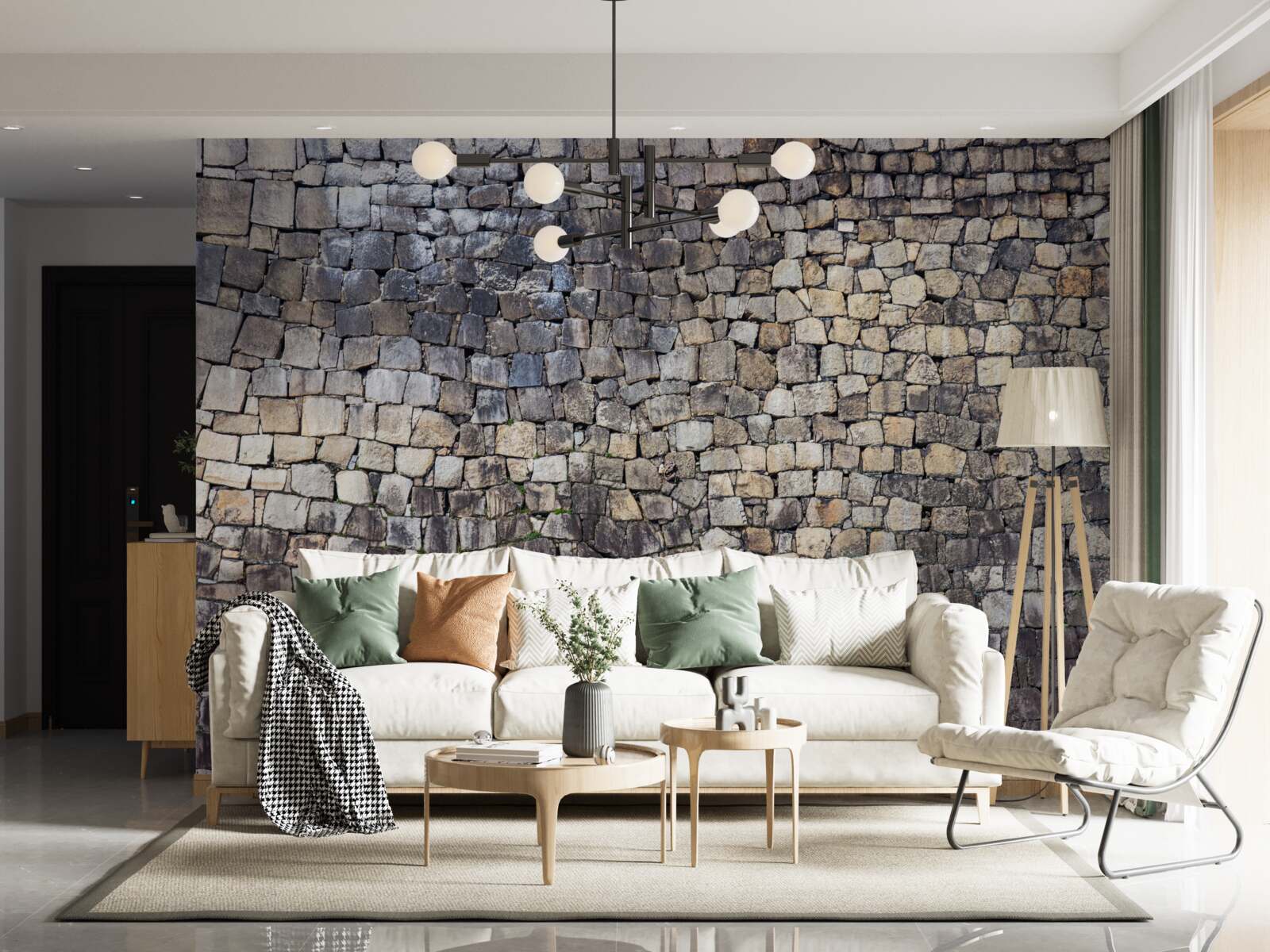 Fototapet Zid medieval realizat din piatră veche