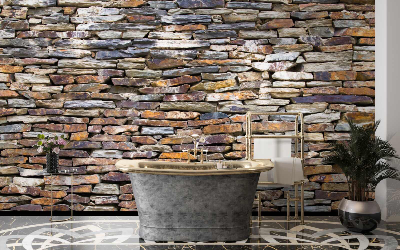 Fototapet barieră de ardezie neagră