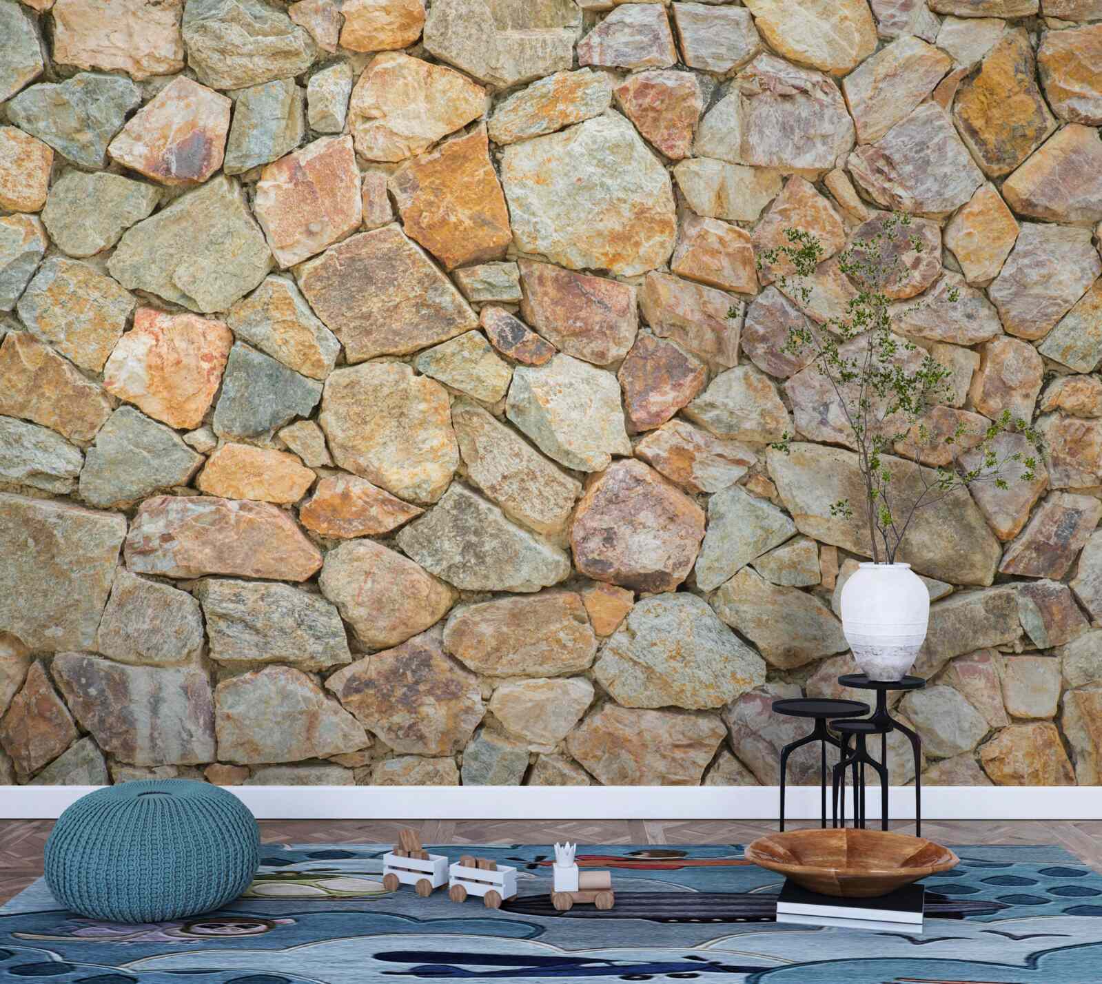 Fototapet pietre maro de diferite nuanțe