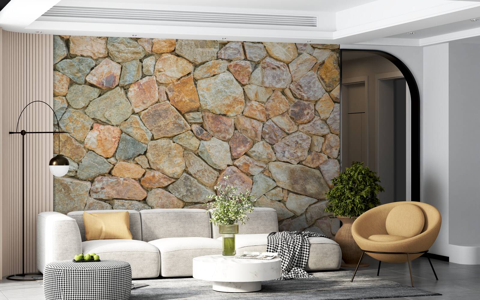 Fototapet pietre maro de diferite nuanțe