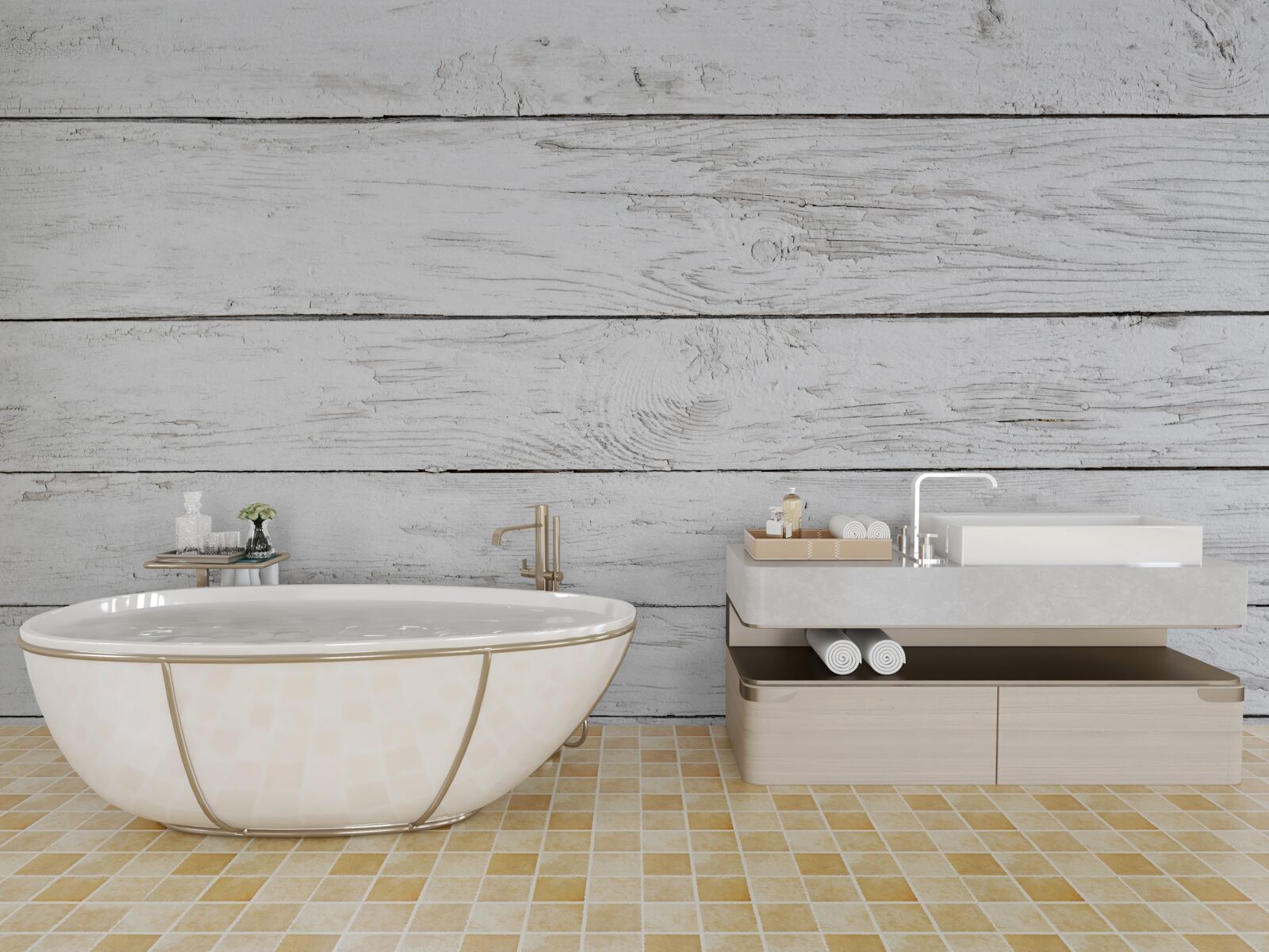 Fototapet scândură de parchet din lemn gri deschis