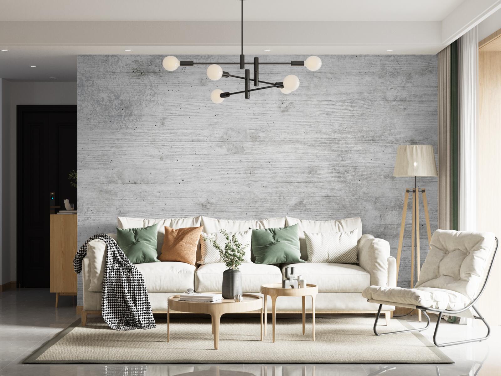 Fototapet perete din lemn gri deschis