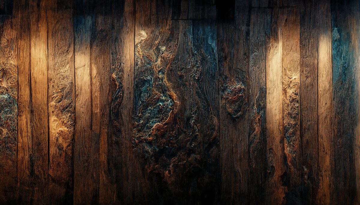 Fototapet fundal realizat din lemn vechi, închis la culoare
