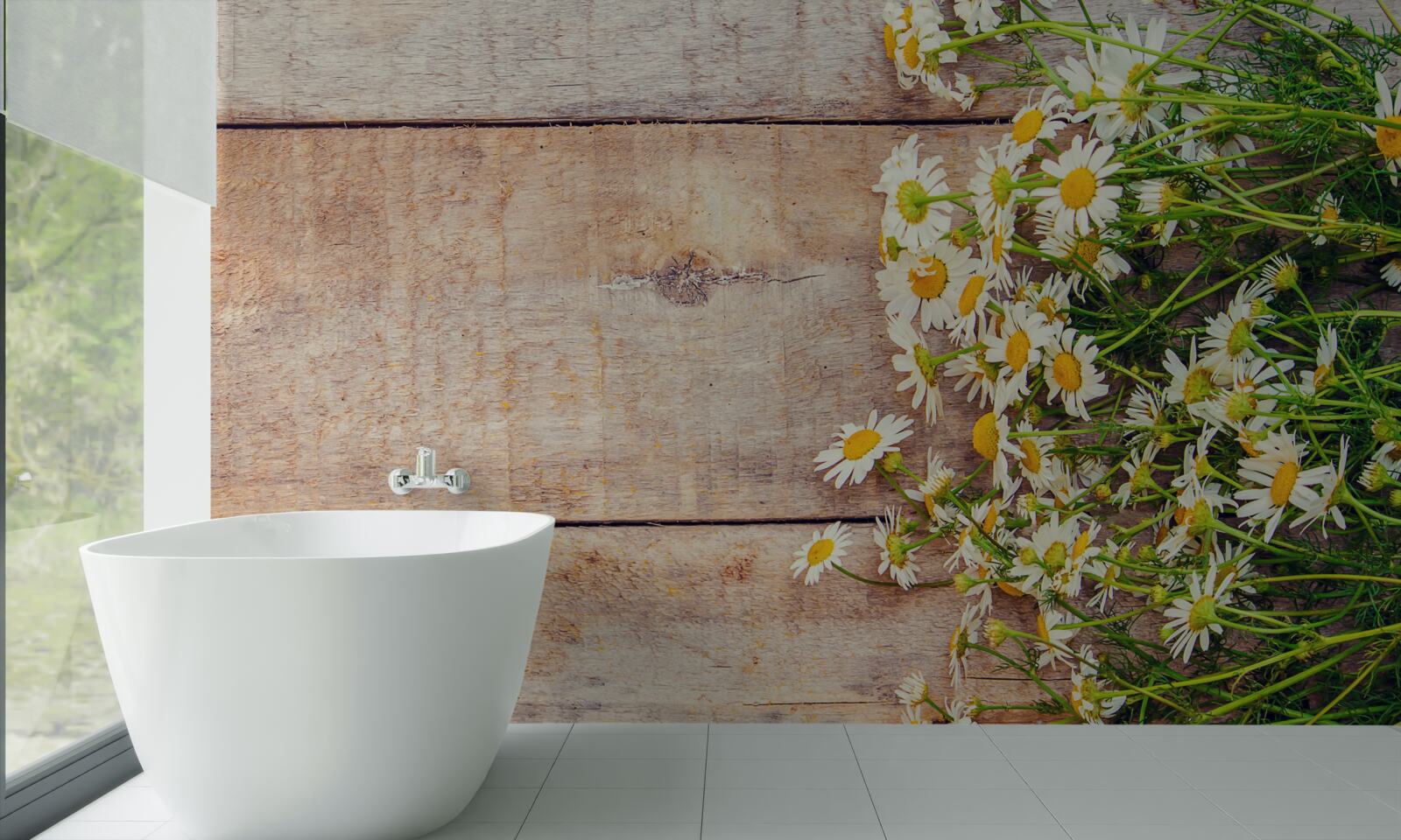 Fototapet niște margarete pe ringul de dans