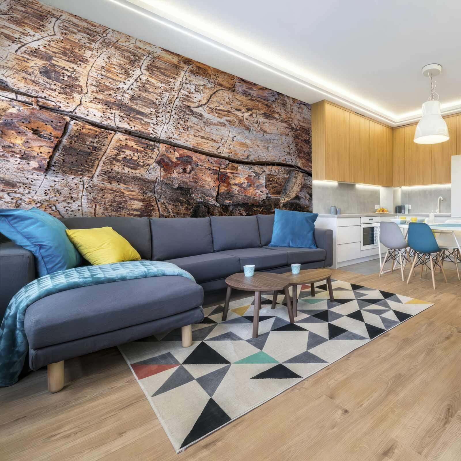 Fototapet structura materialului lemnos în putrefacție