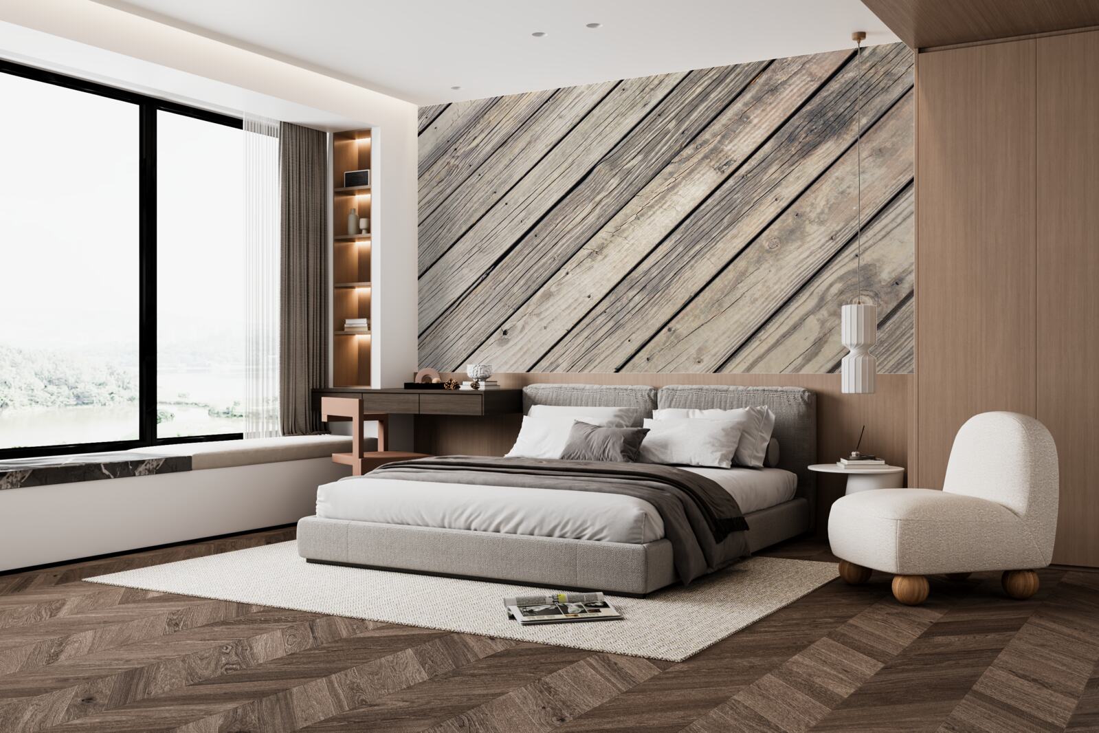 Fototapet fundal din lemn de plăci vechi