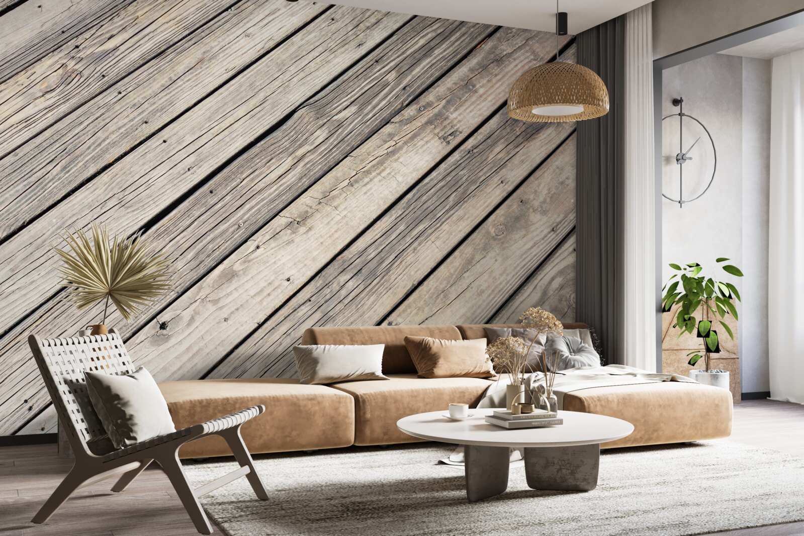 Fototapet fundal din lemn de plăci vechi