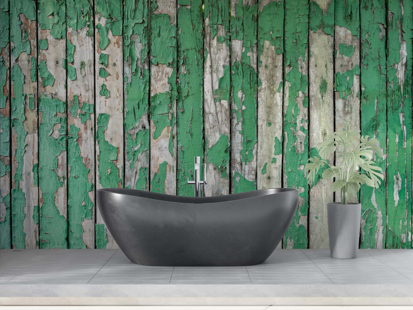 Fototapet un gard care și-a pierdut strălucirea verde