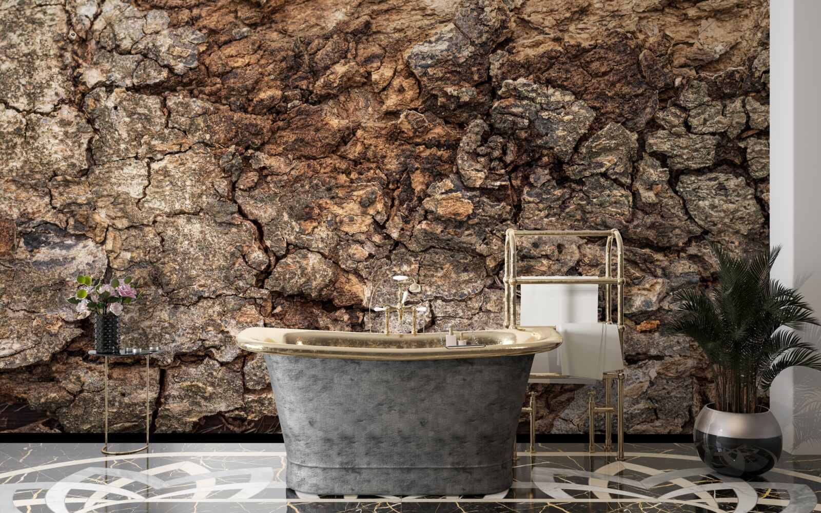 Fototapet piele de lemn autentică