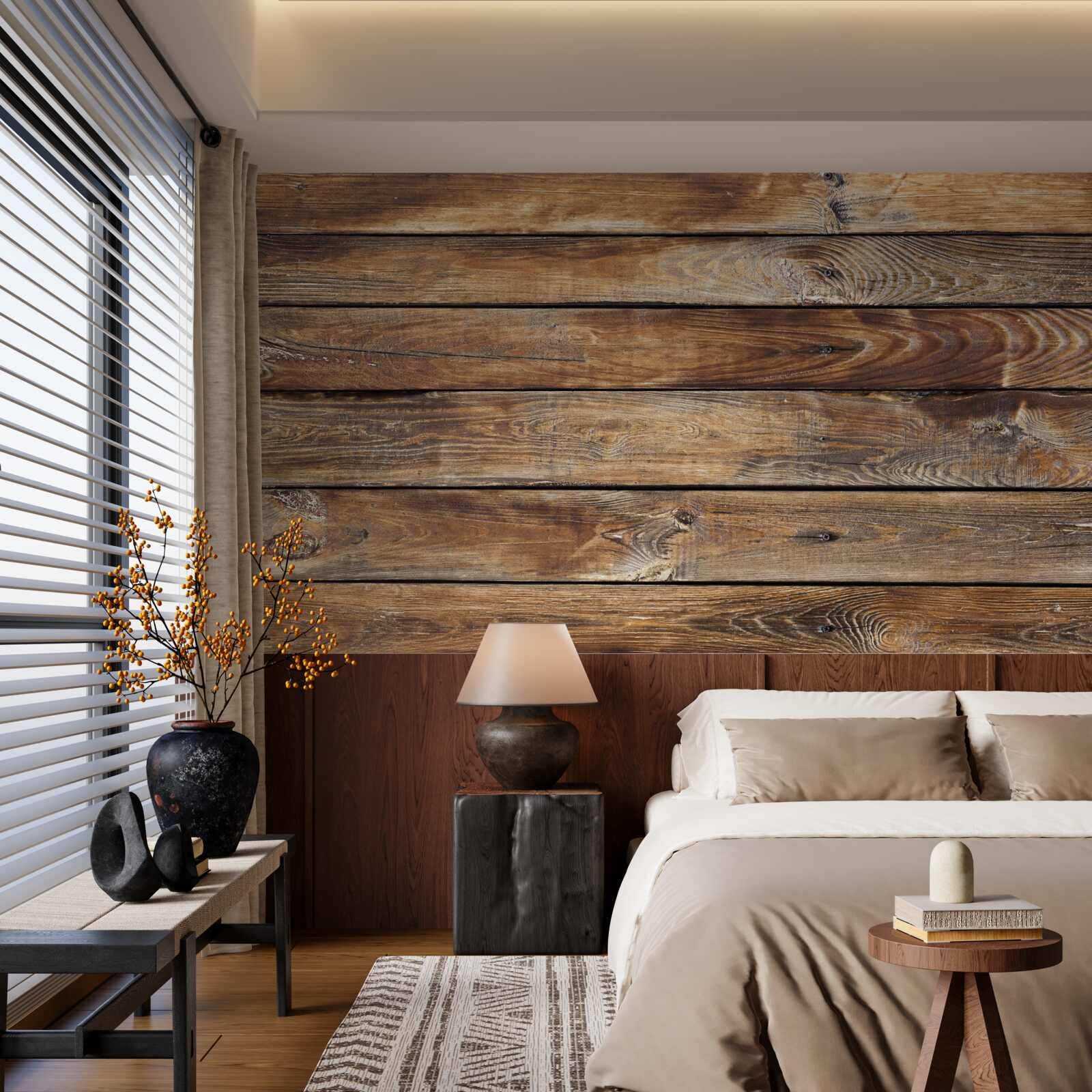 Fototapet fundal, antic și realizat din lemn