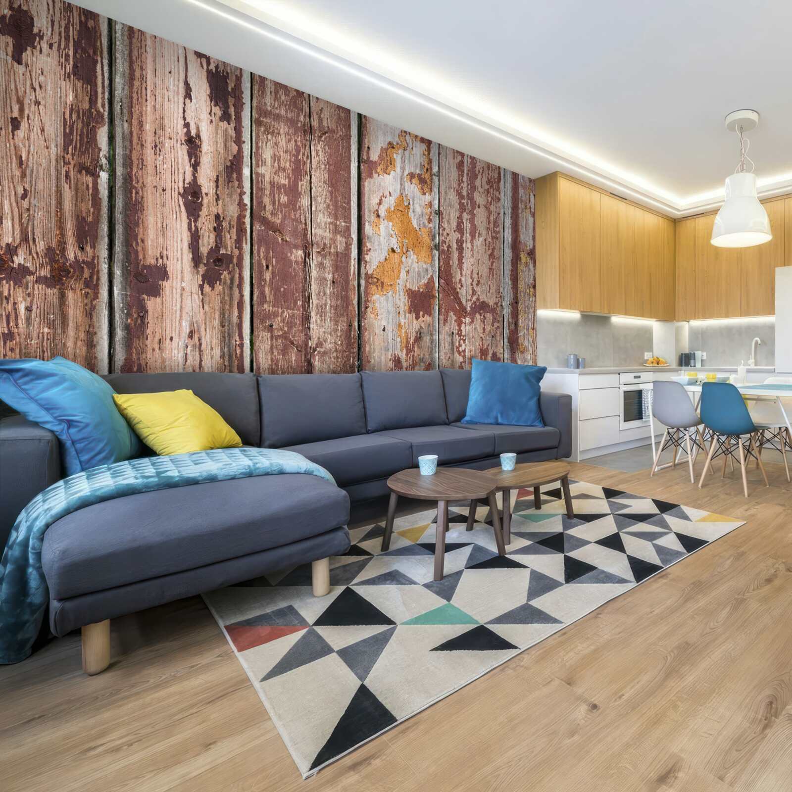 Fototapet fundal din lemn înmuiat în umiditate