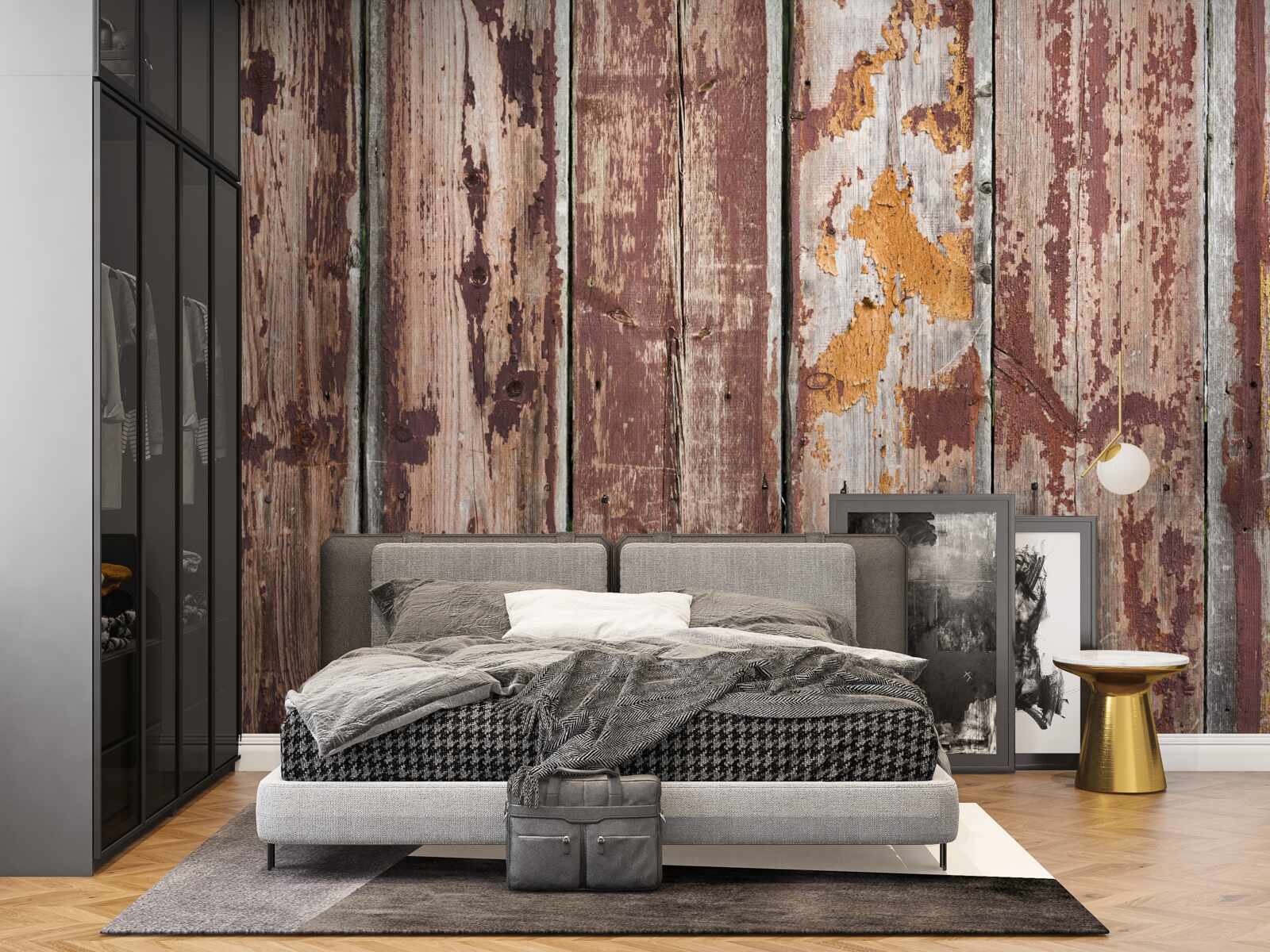 Fototapet fundal din lemn înmuiat în umiditate