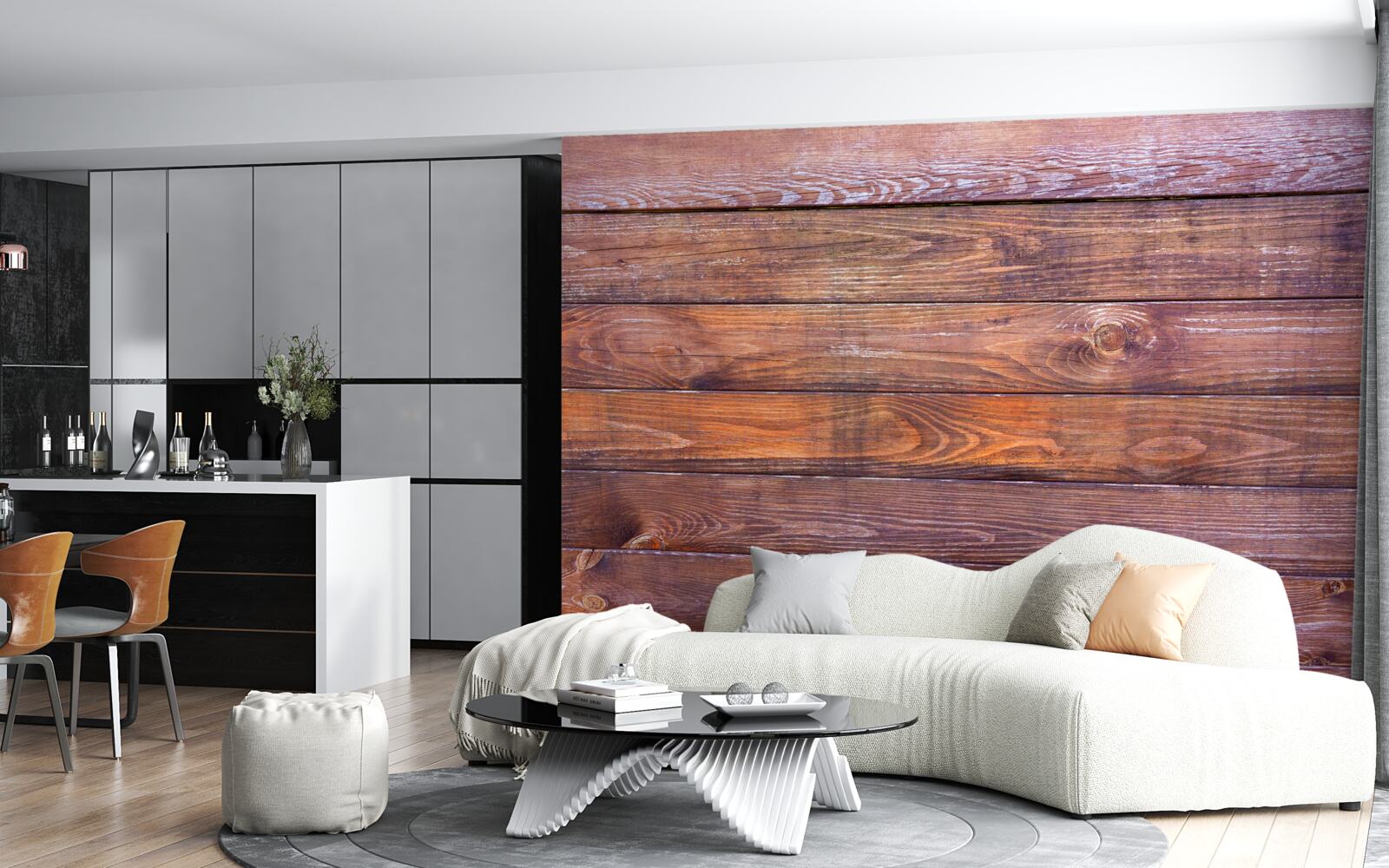 Fototapet structură din scânduri de lemn