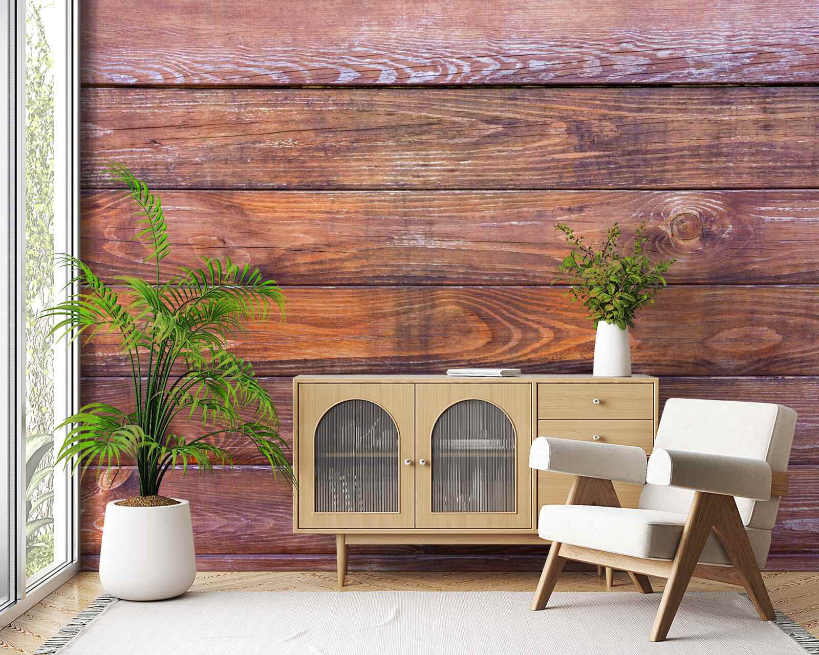 Fototapet structură din scânduri de lemn