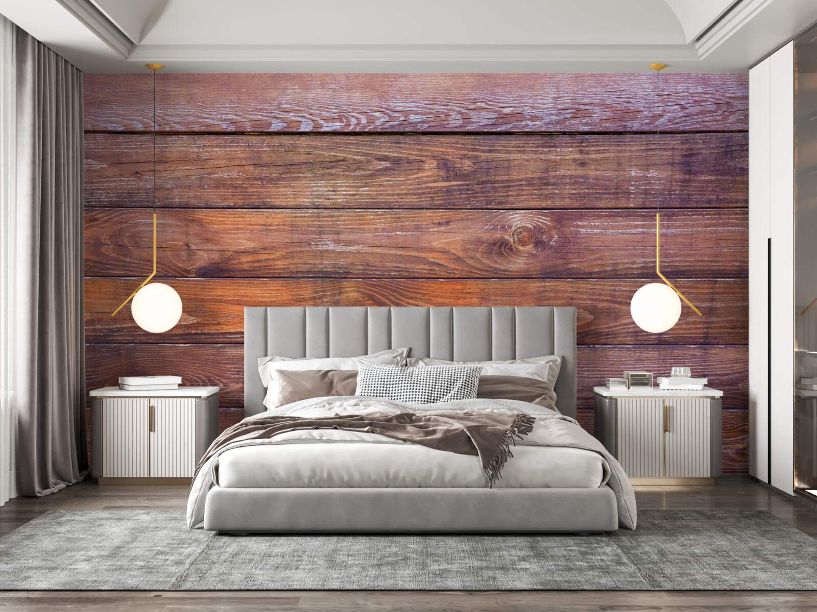 Fototapet structură din scânduri de lemn