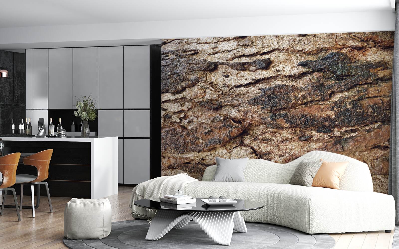 Fototapet piele naturală atractivă