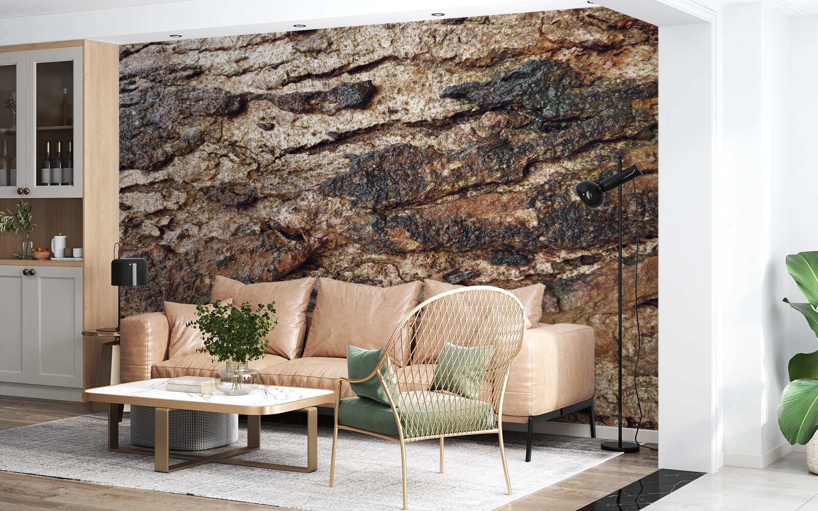 Fototapet piele naturală atractivă