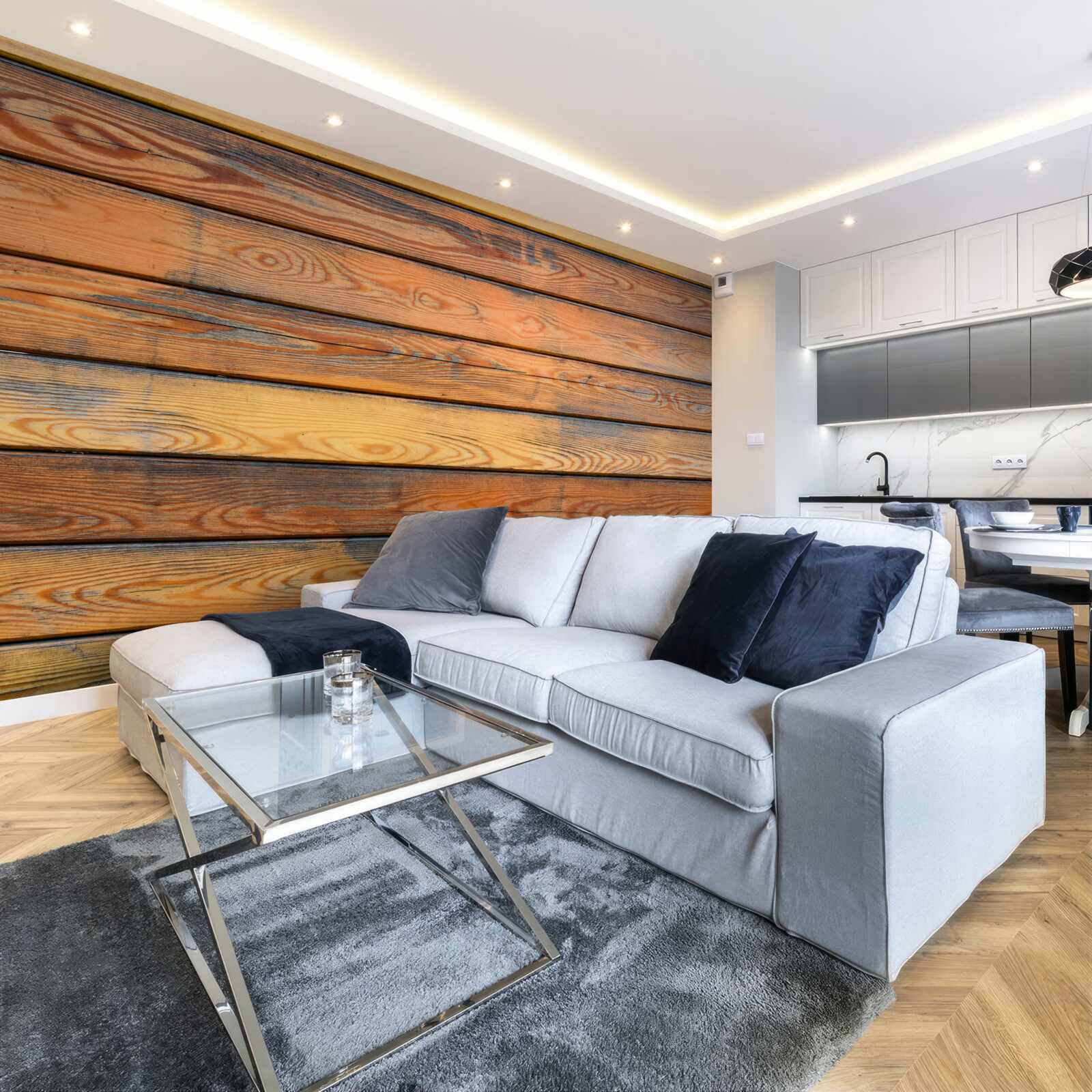 Fototapet scânduri de lemn vechi