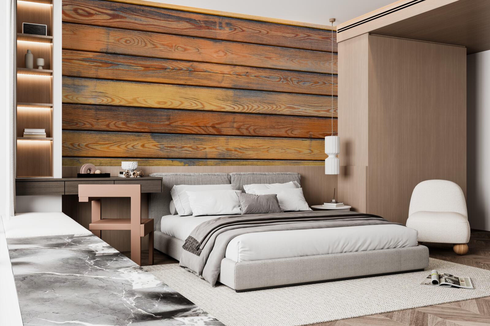 Fototapet scânduri de lemn vechi