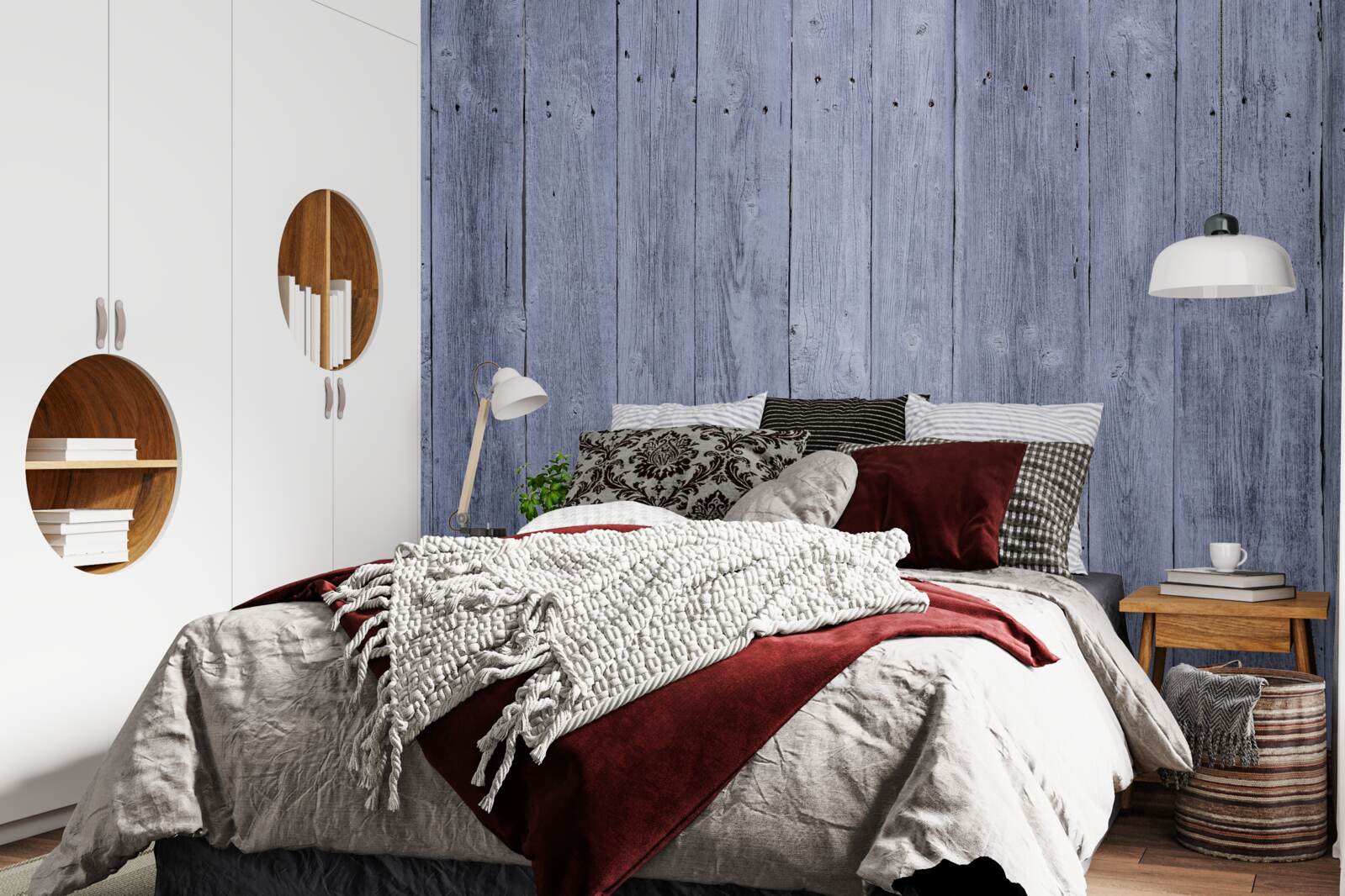 Fototapet gard istoric din lemn