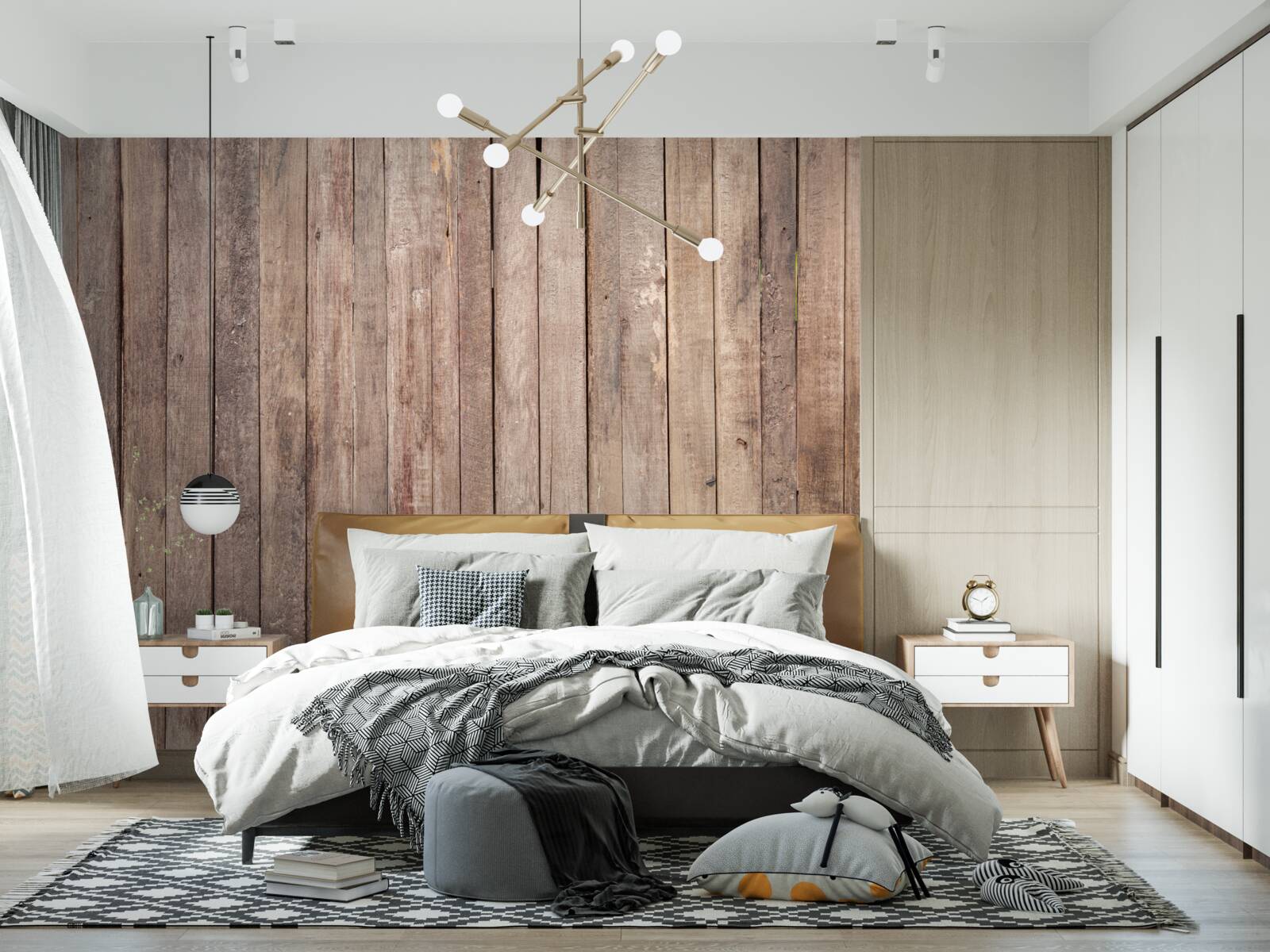 Fototapet plăci de parchet în diferite nuanțe