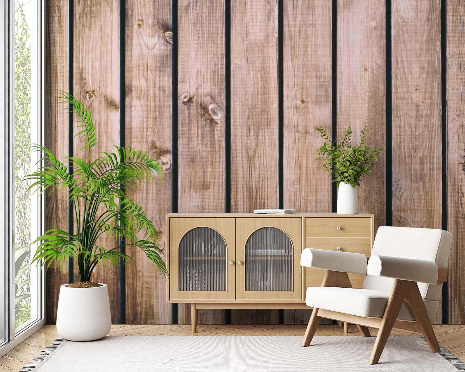 Fototapet placă de parchet maro