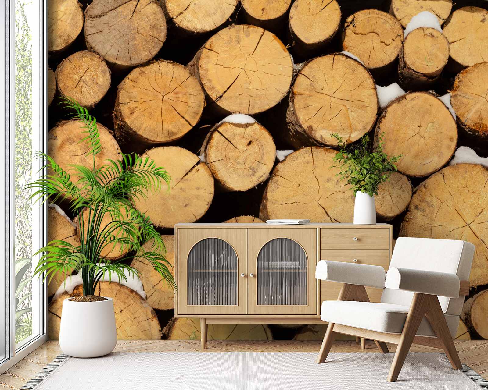 Fototapet tăierea atentă a copacilor