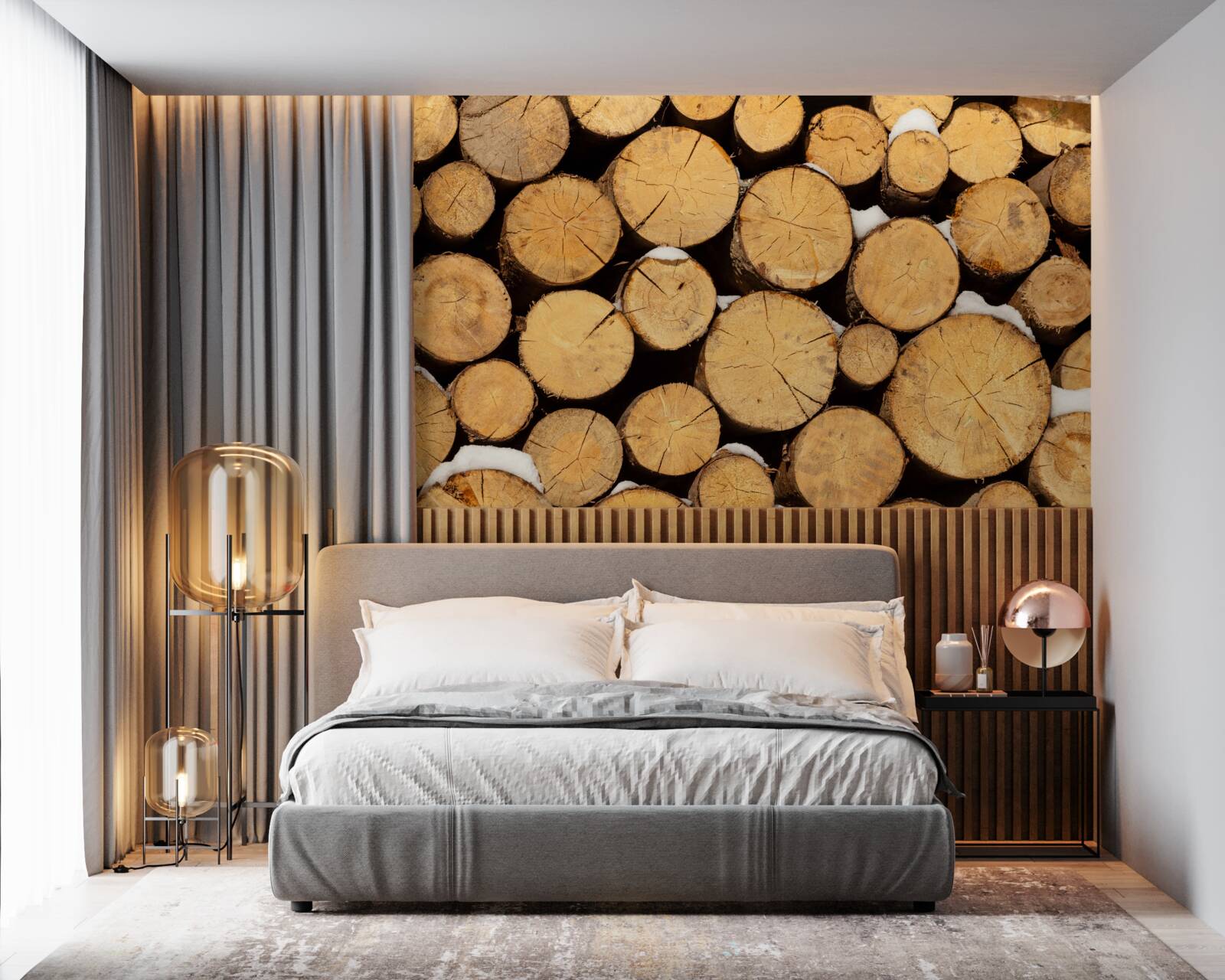 Fototapet tăierea atentă a copacilor