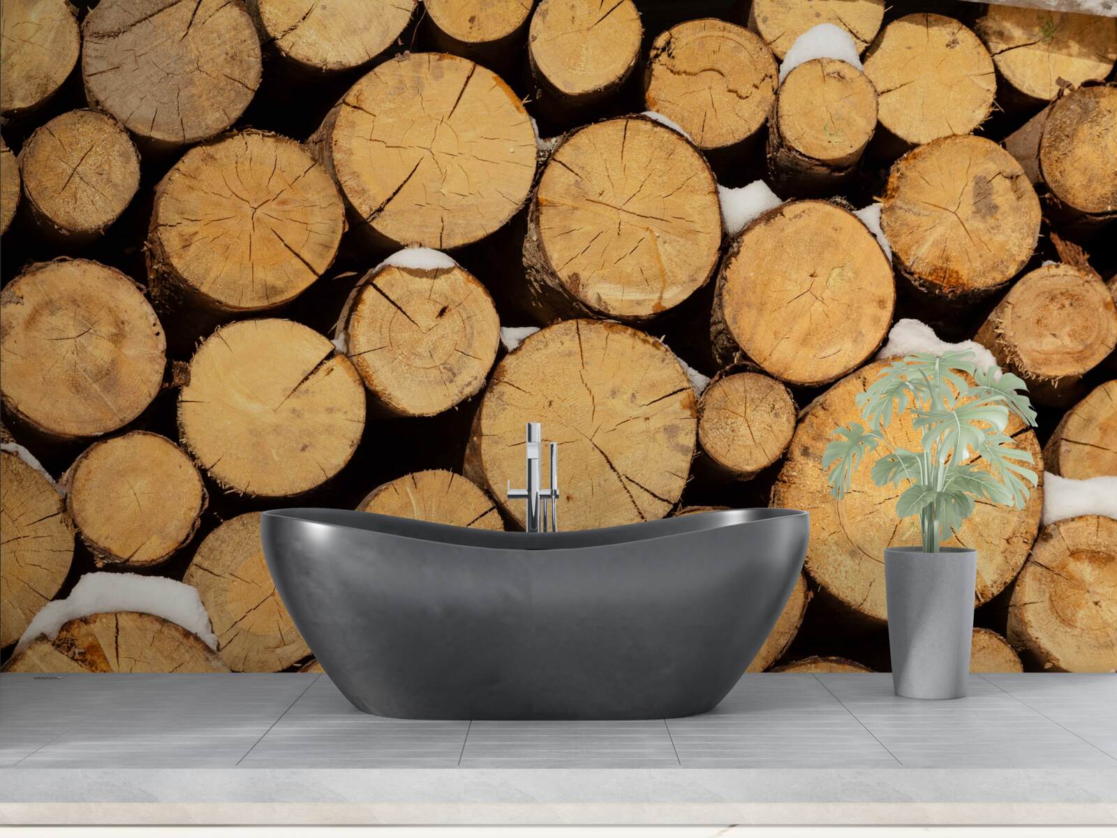 Fototapet tăierea atentă a copacilor