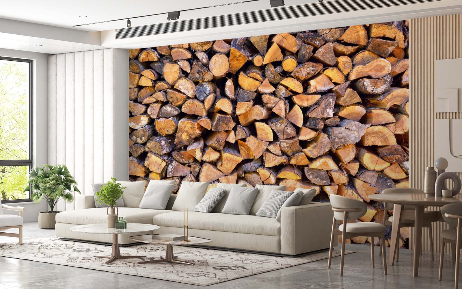 Fototapet fragmente de trunchi de copac