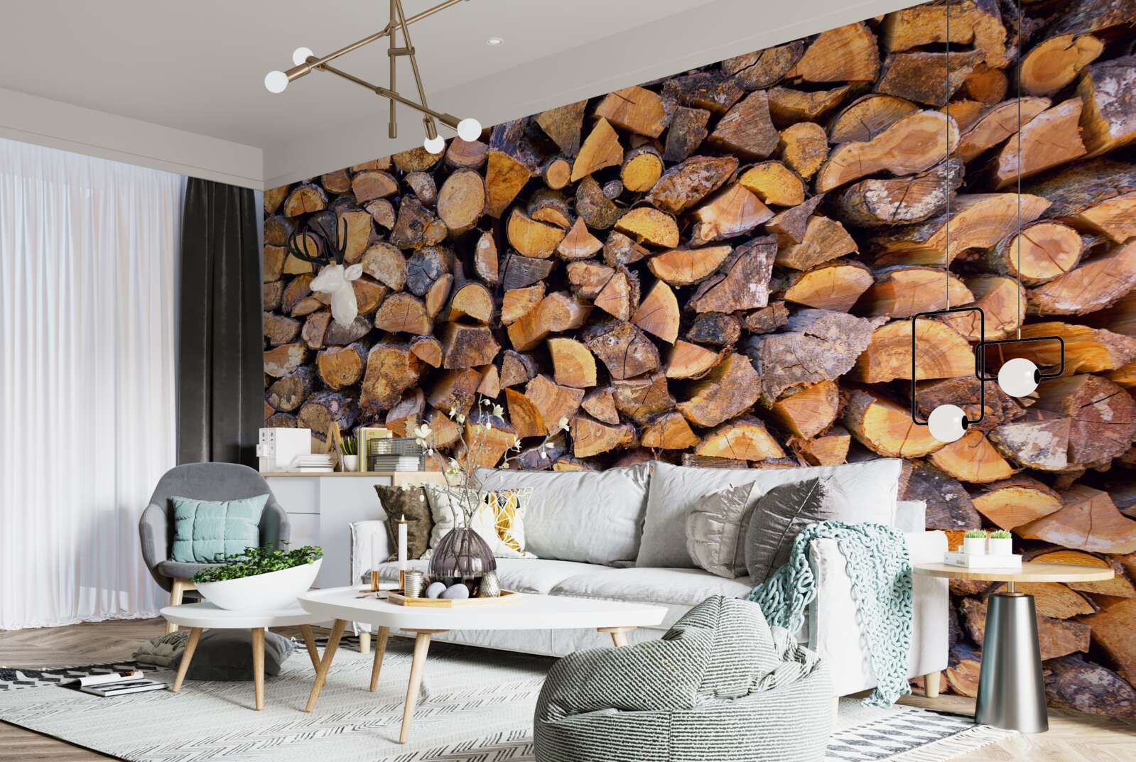 Fototapet fragmente de trunchi de copac