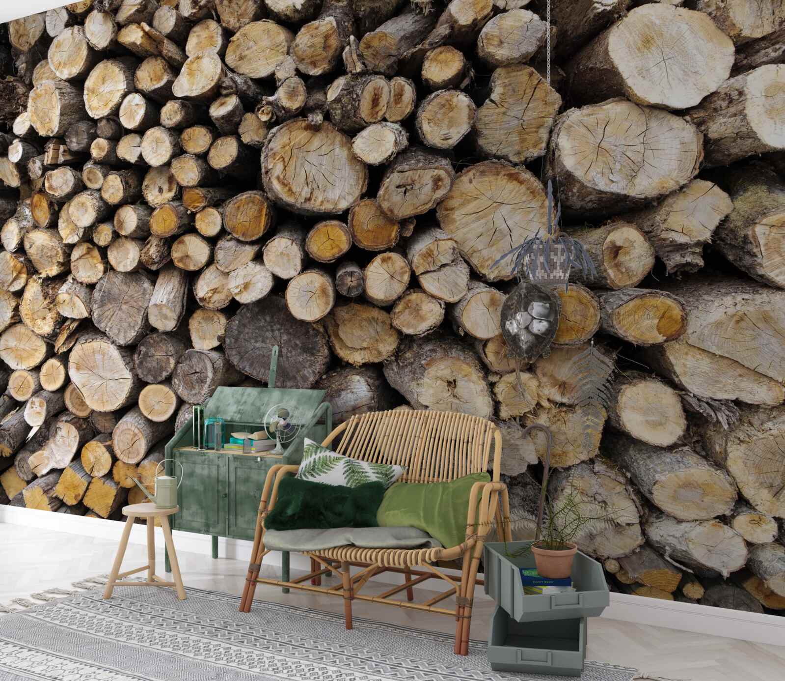 Fototapet copacii tăiați sunt foarte numeroși