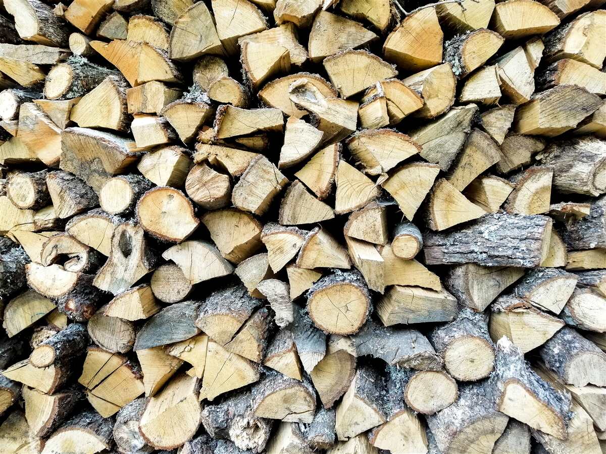 Fototapet blocuri din deșeuri de lemn