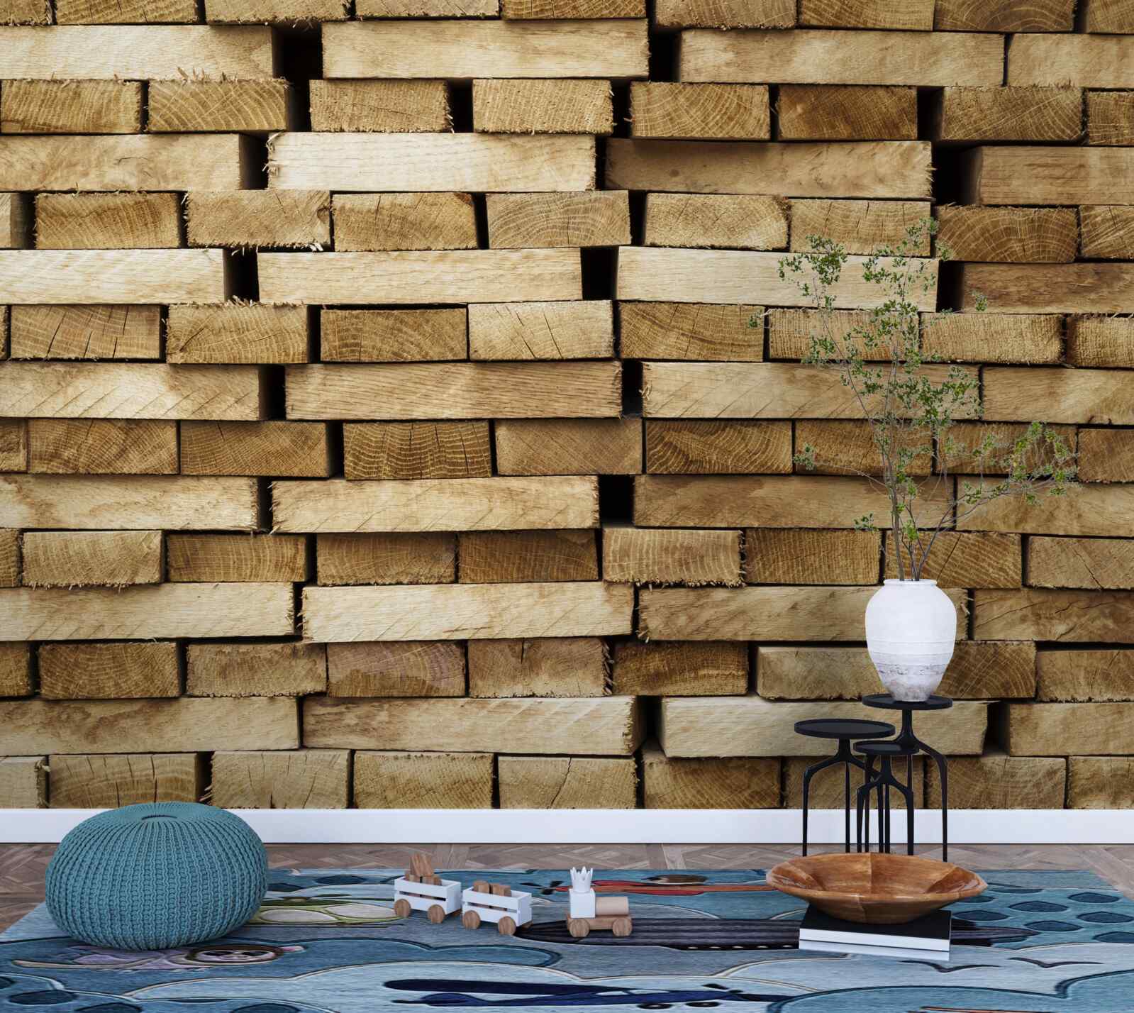 Fototapet zid pietruit