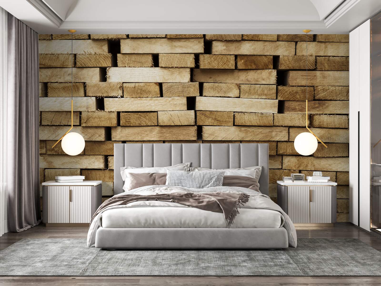 Fototapet zid pietruit