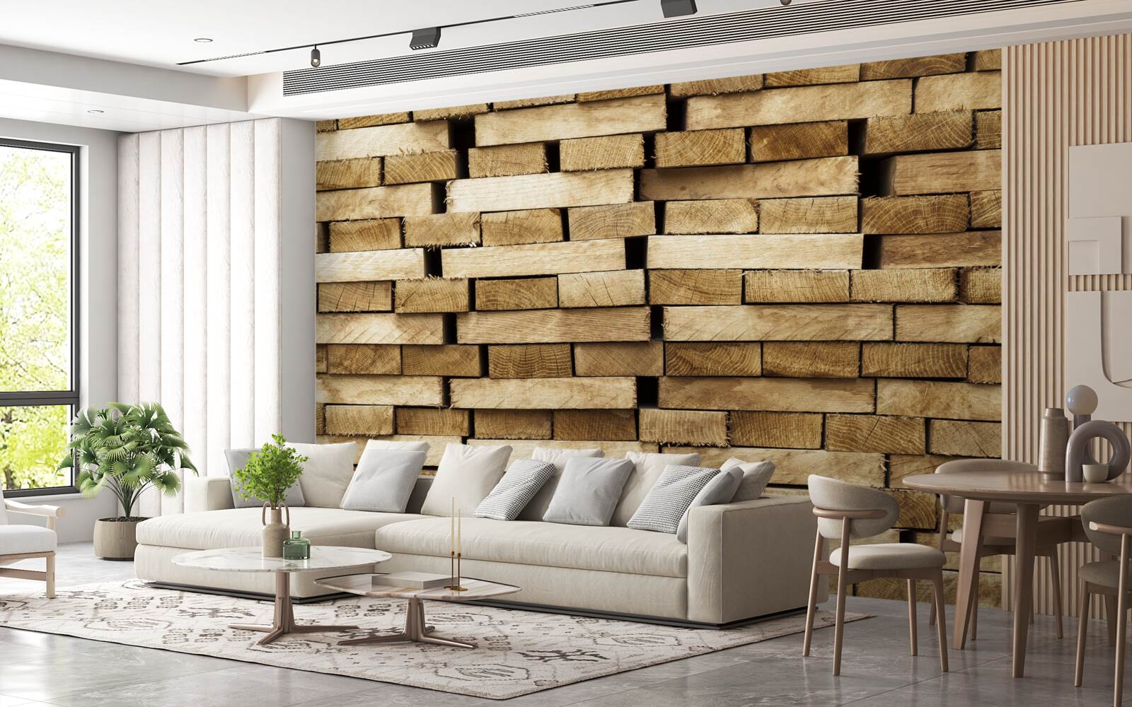 Fototapet zid pietruit